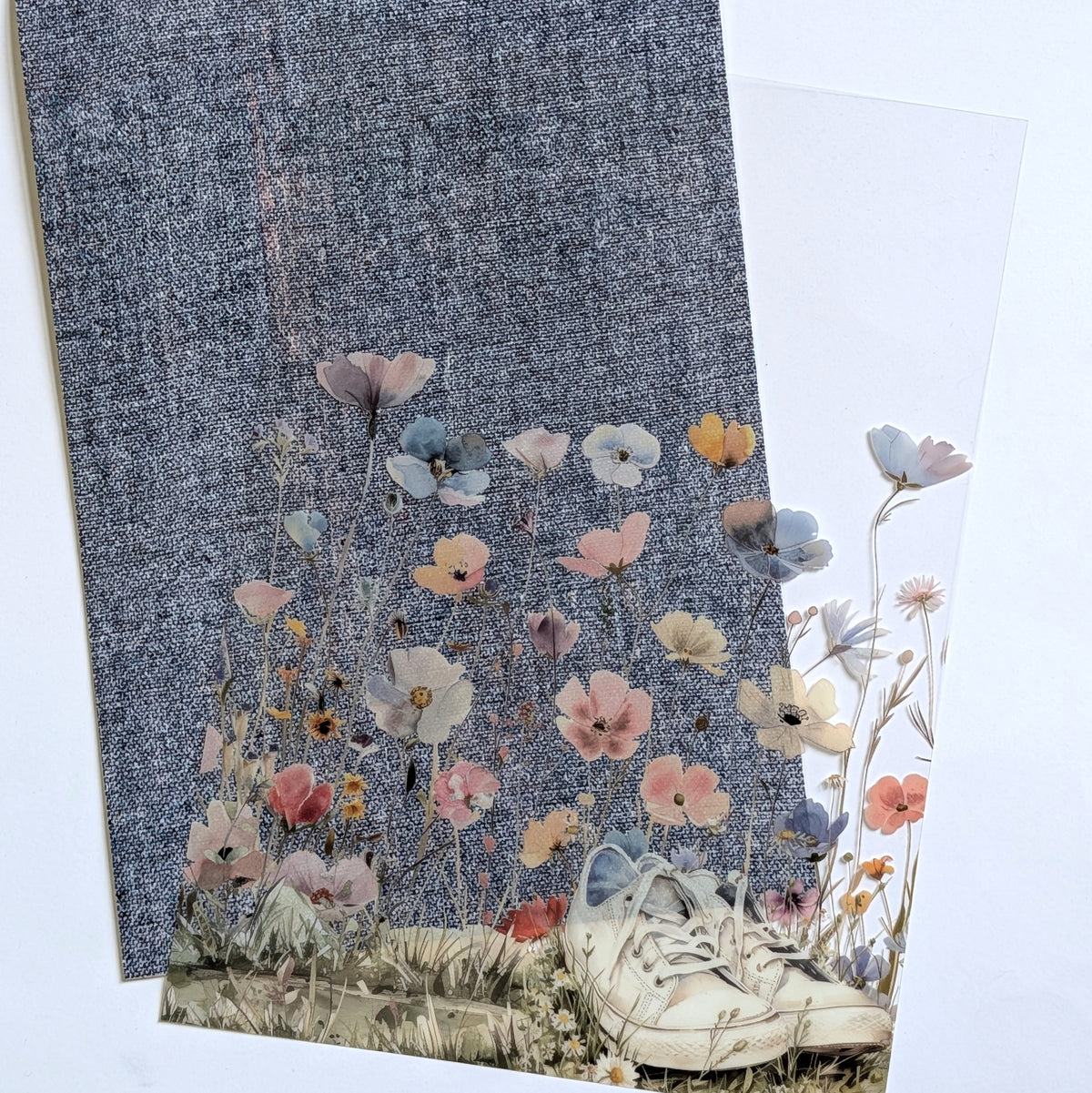 Along The Path "Sneakers & Flowers" Stationery Kit Overlay - August 2026