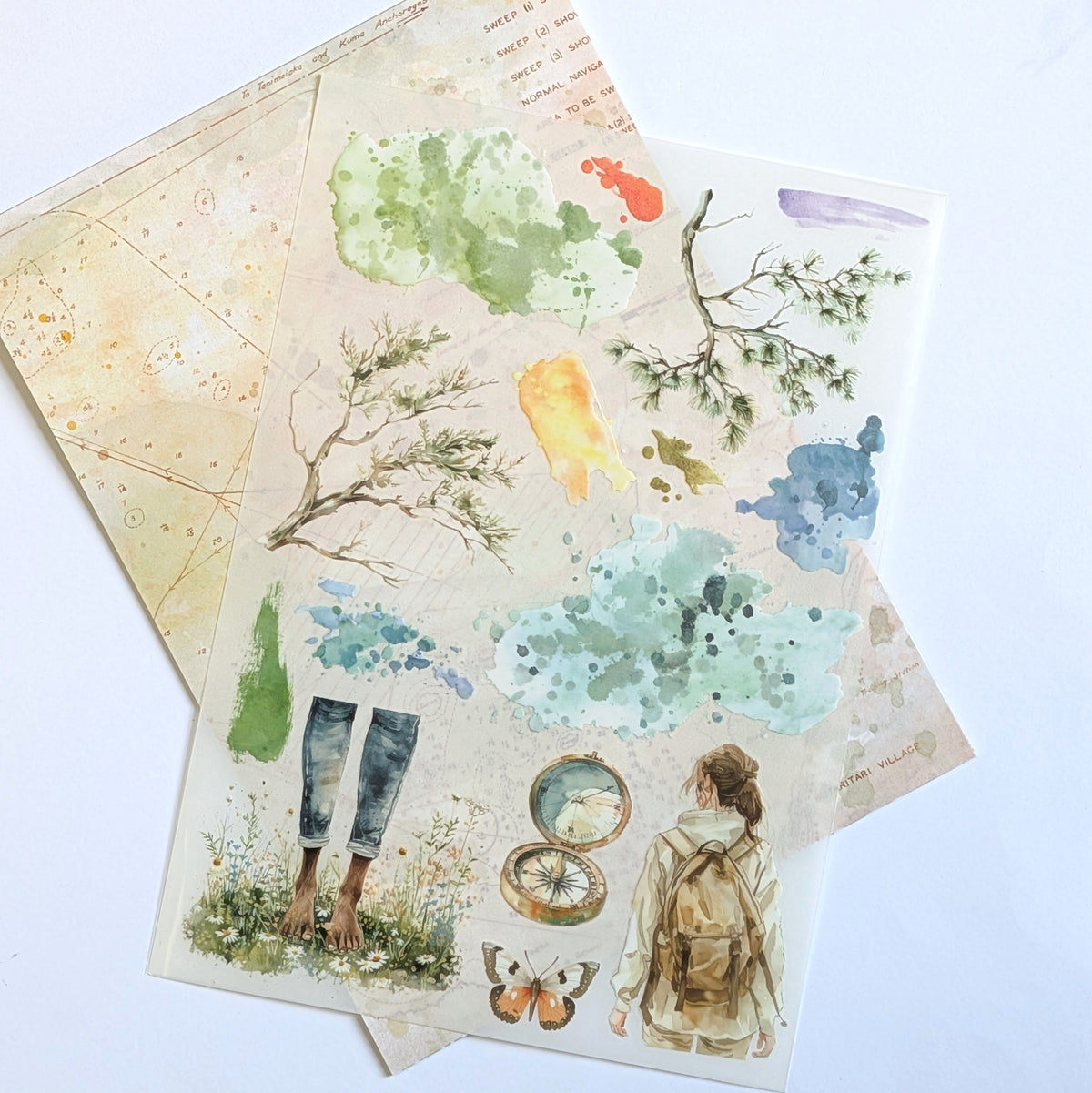 Along The Path "Tree Branch" Rub On Transfers From The Creative Kit  - August 2026