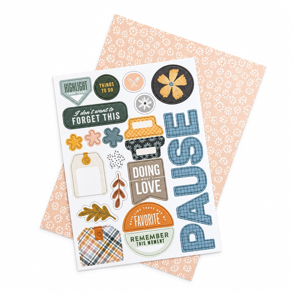 Marigold & Honey Chipboard from the Scrapbooking Kit - September 2026