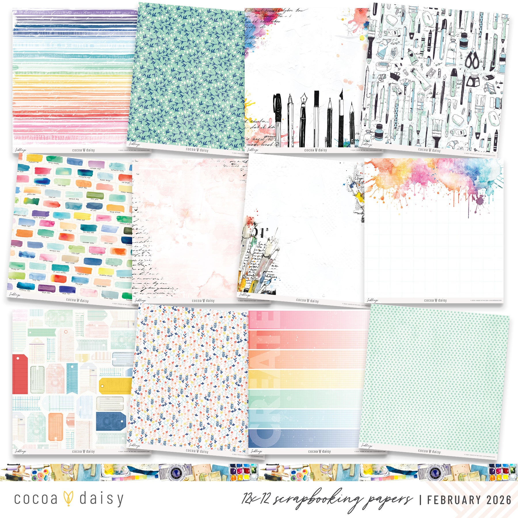 12x12 Set of Monthly Papers Subscription - 1 month