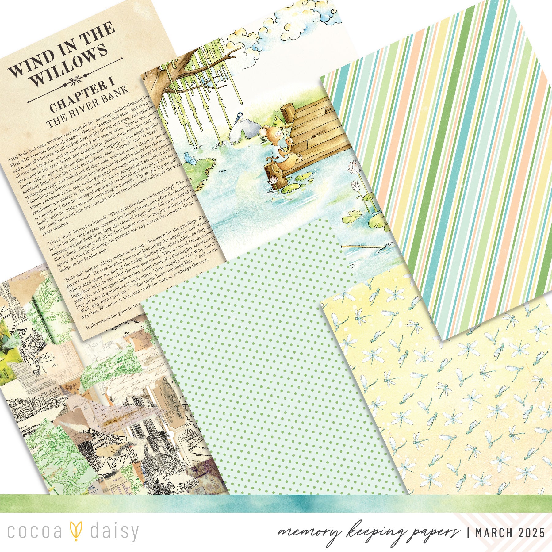 Willows Scrapbooking Kit - Choose Your Add On - March 2025