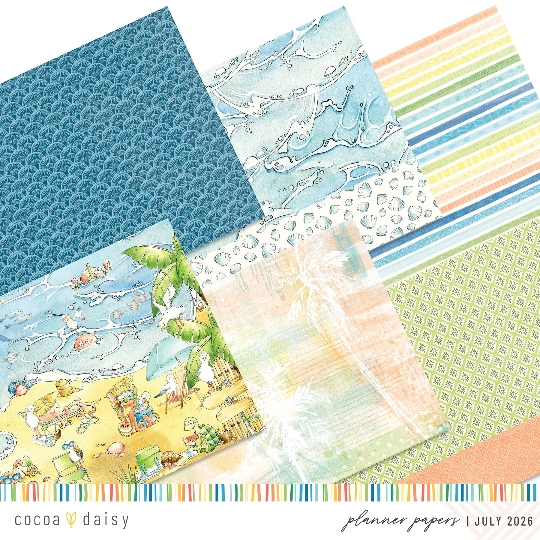 Coconut Cove Planner Kit - NO INSERTS - July 2026