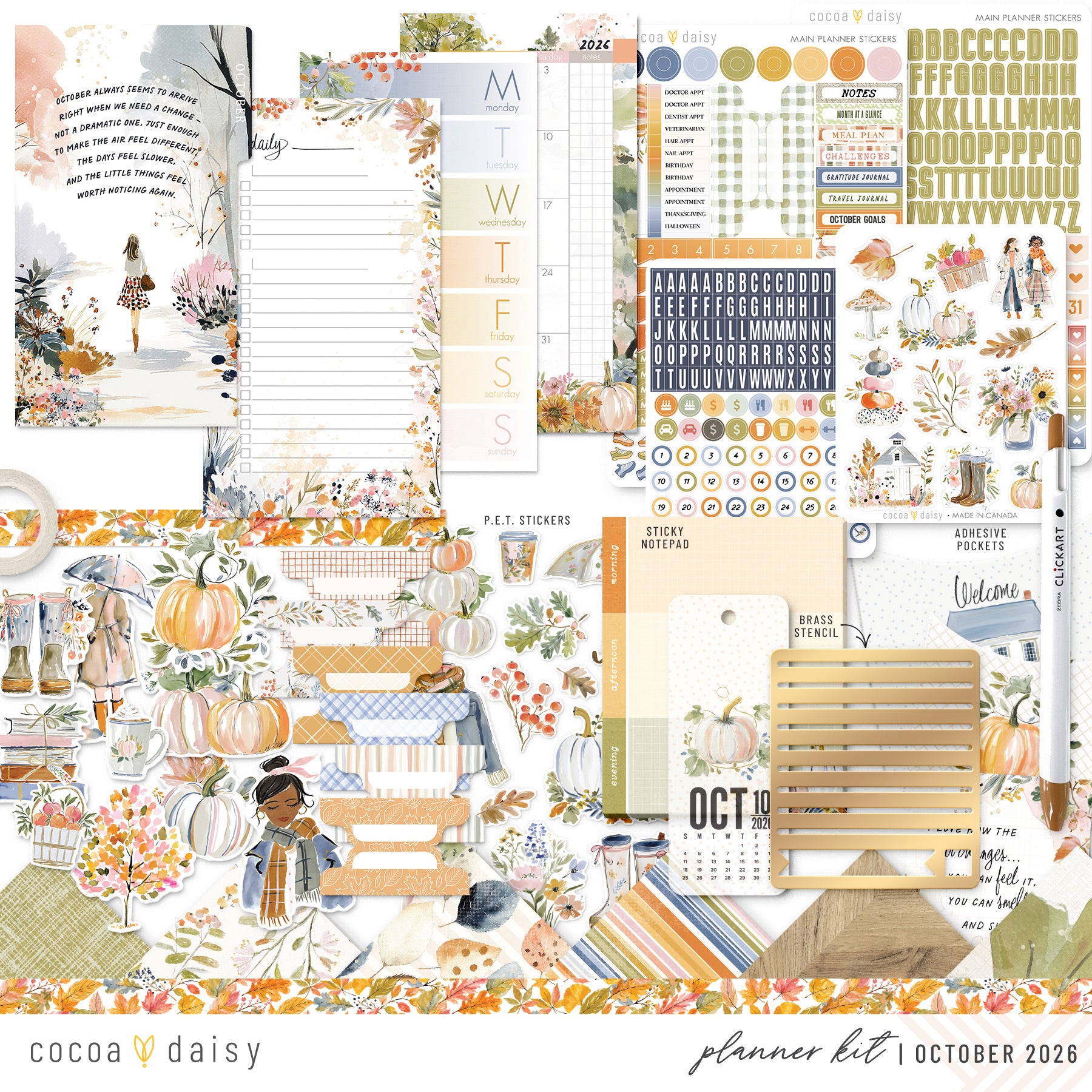 Planner Kit Subscription - Choose your insert or notebook - 1 month