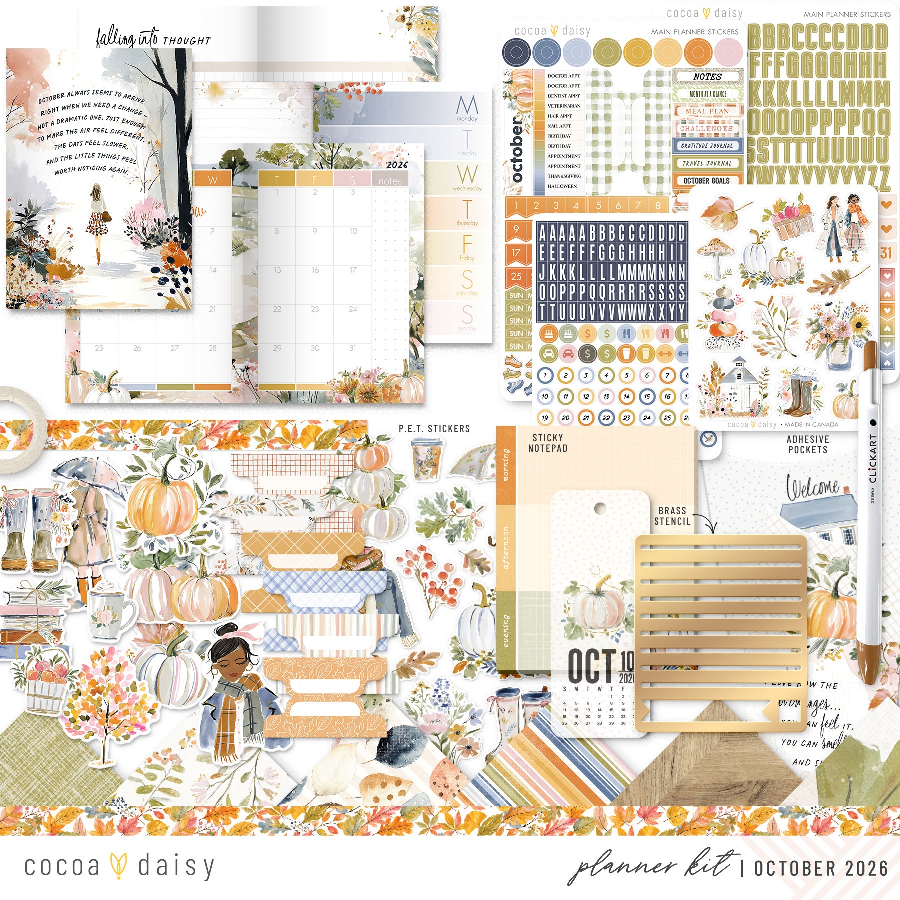 Planner Kit Subscription - Choose your insert or notebook - 1 month