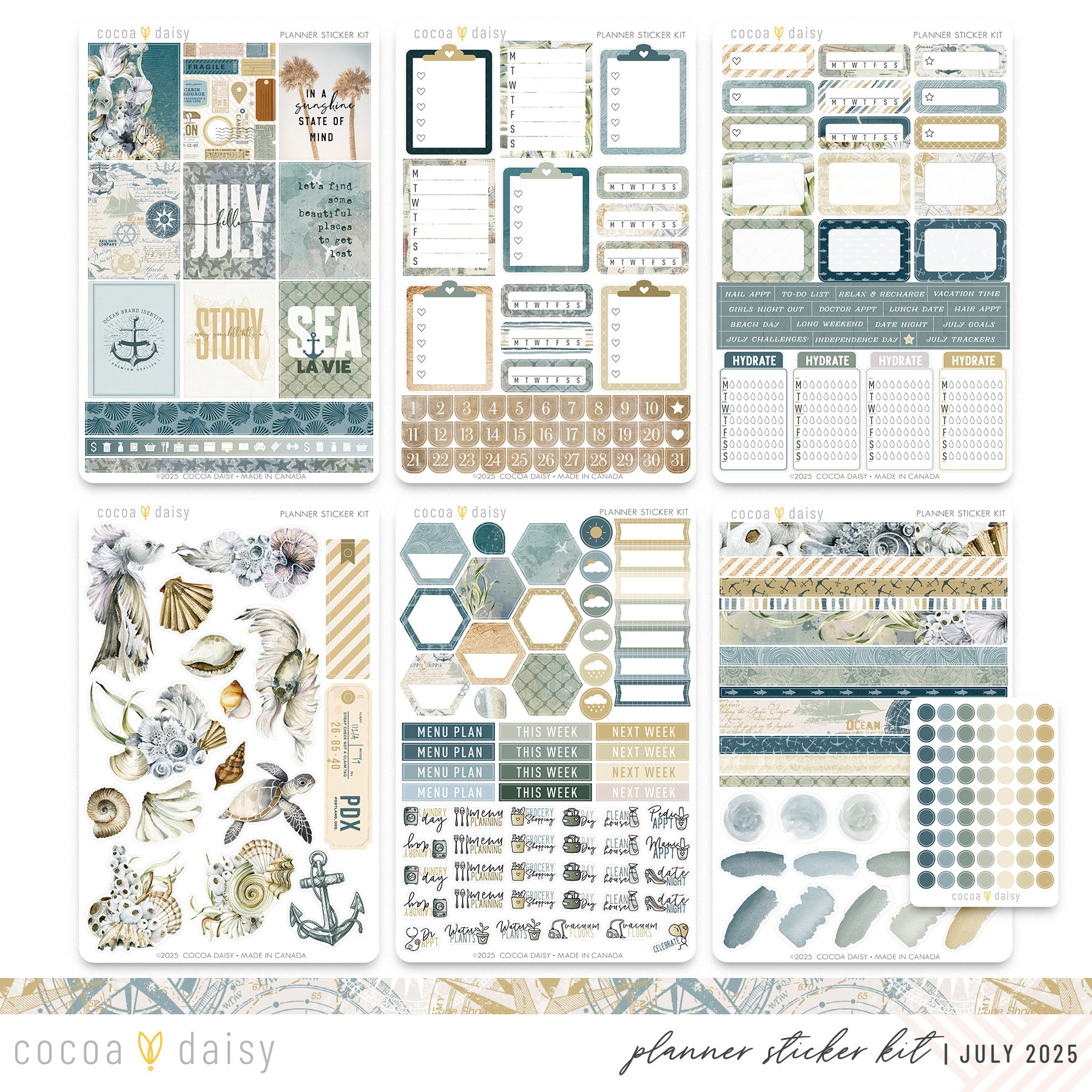 Planner Sticker Kit Subscription - 1 month