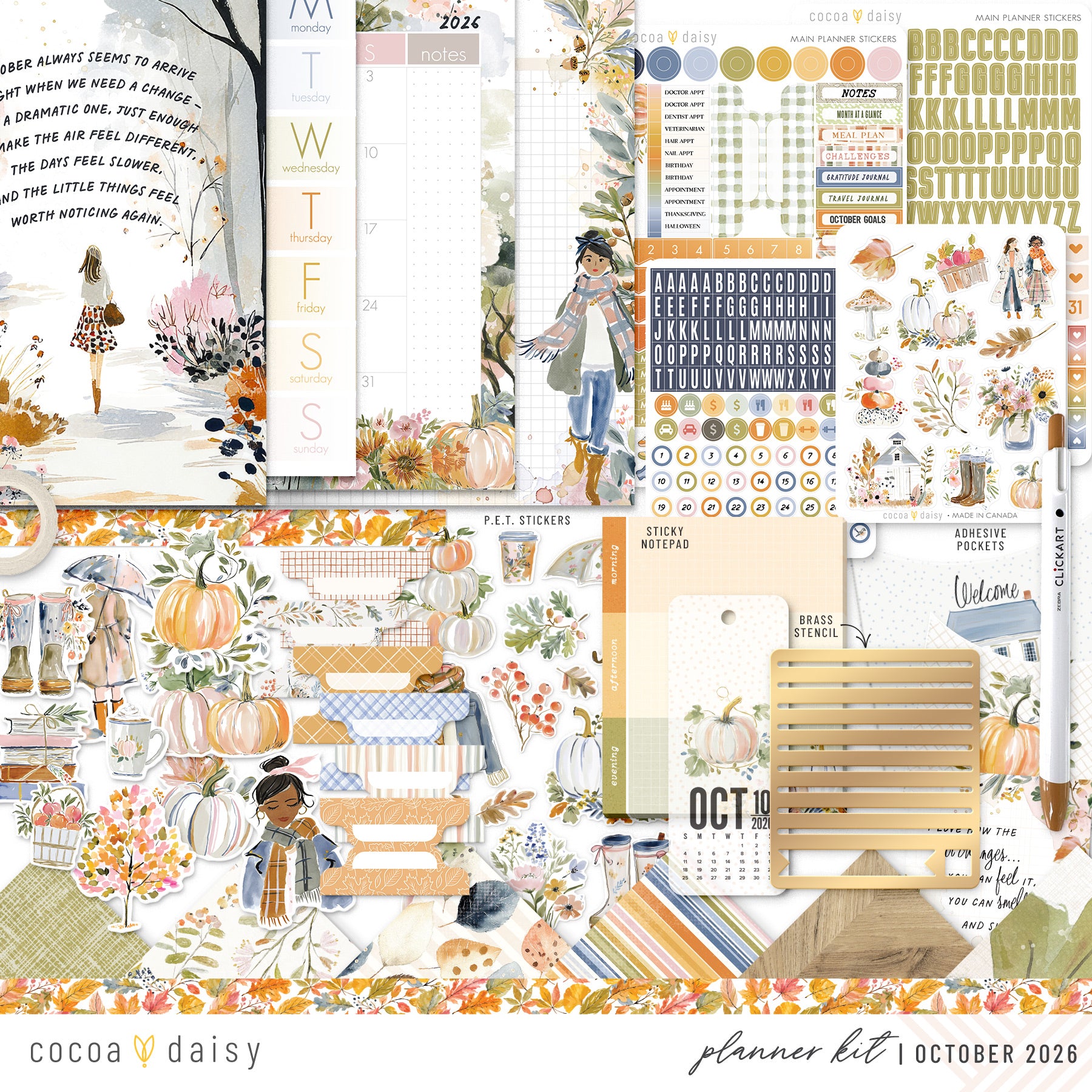 Planner Kit Subscription - Choose your insert or notebook - 1 month