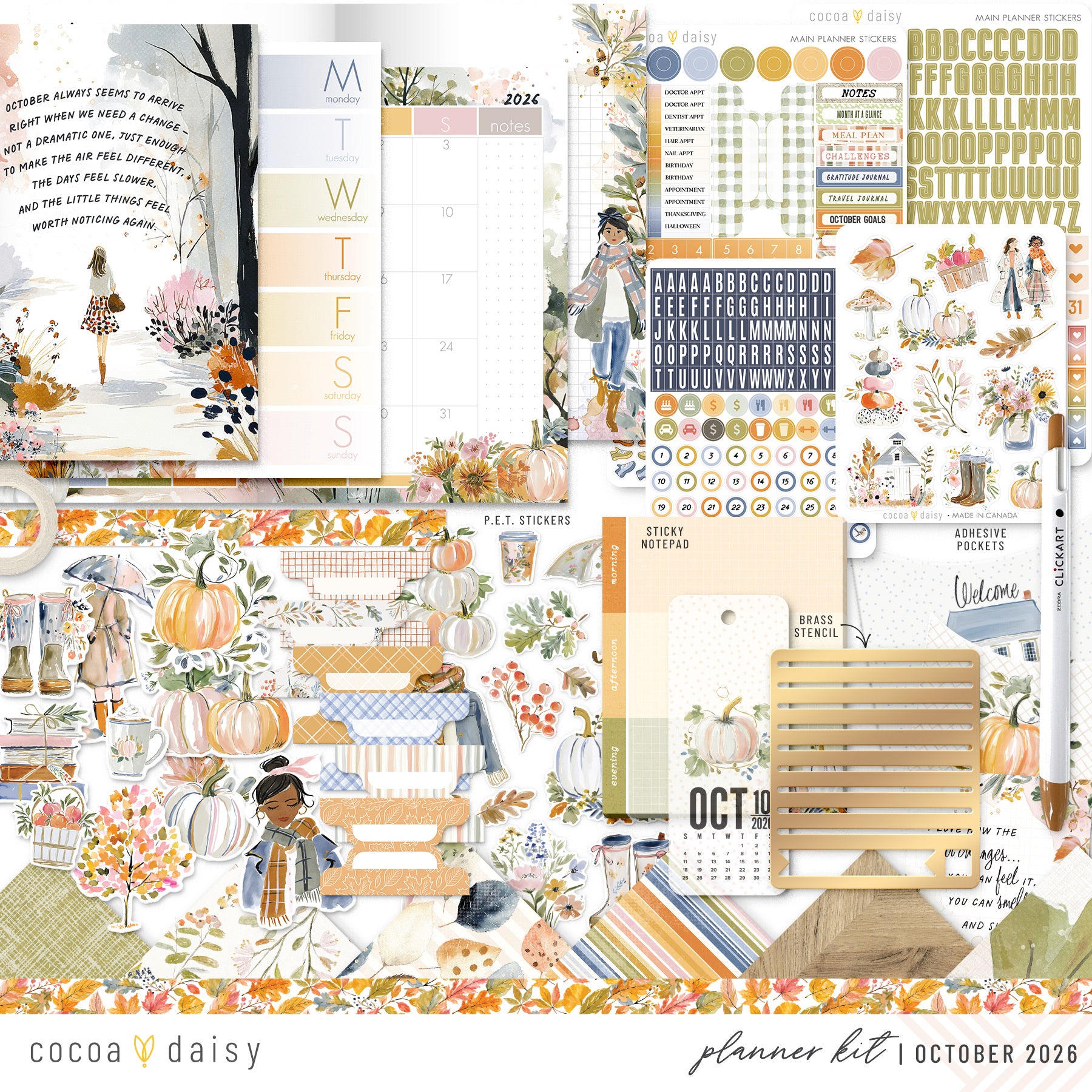 Planner Kit Subscription - Choose your insert or notebook - 1 month