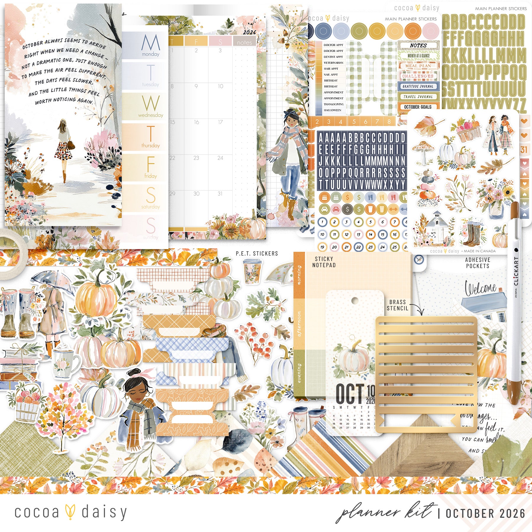 Planner Kit Subscription - Choose your insert or notebook - 1 month