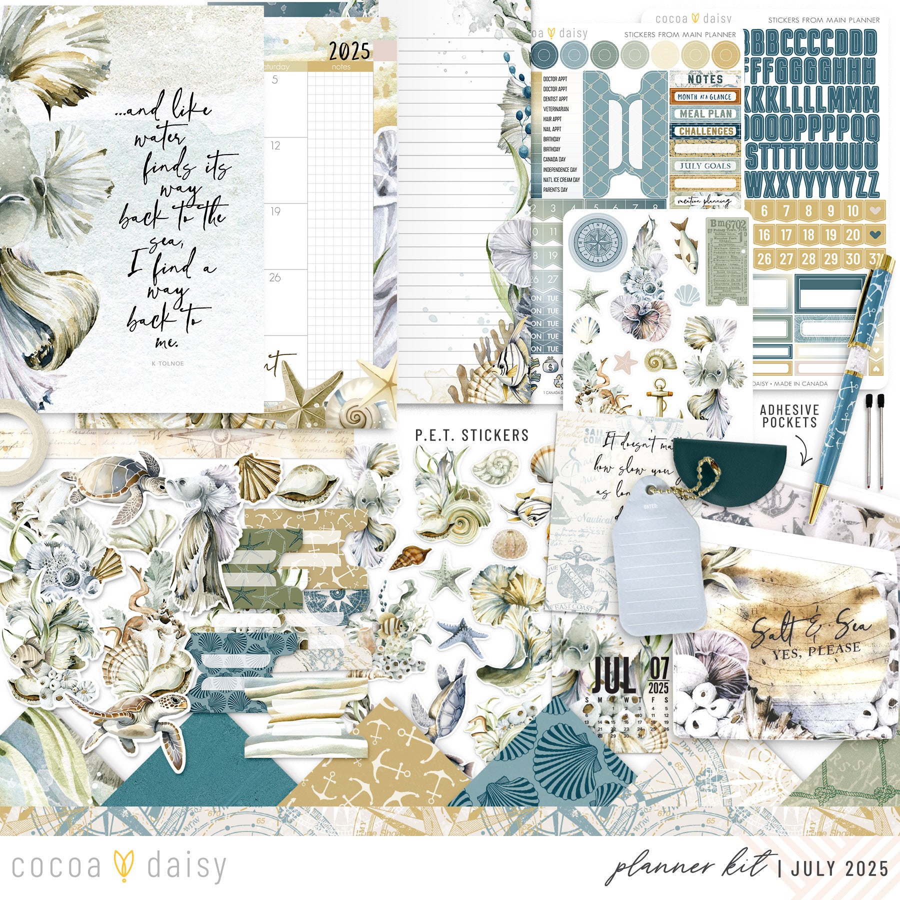 Planner Kit Subscription - Choose your insert or notebook - 1 month