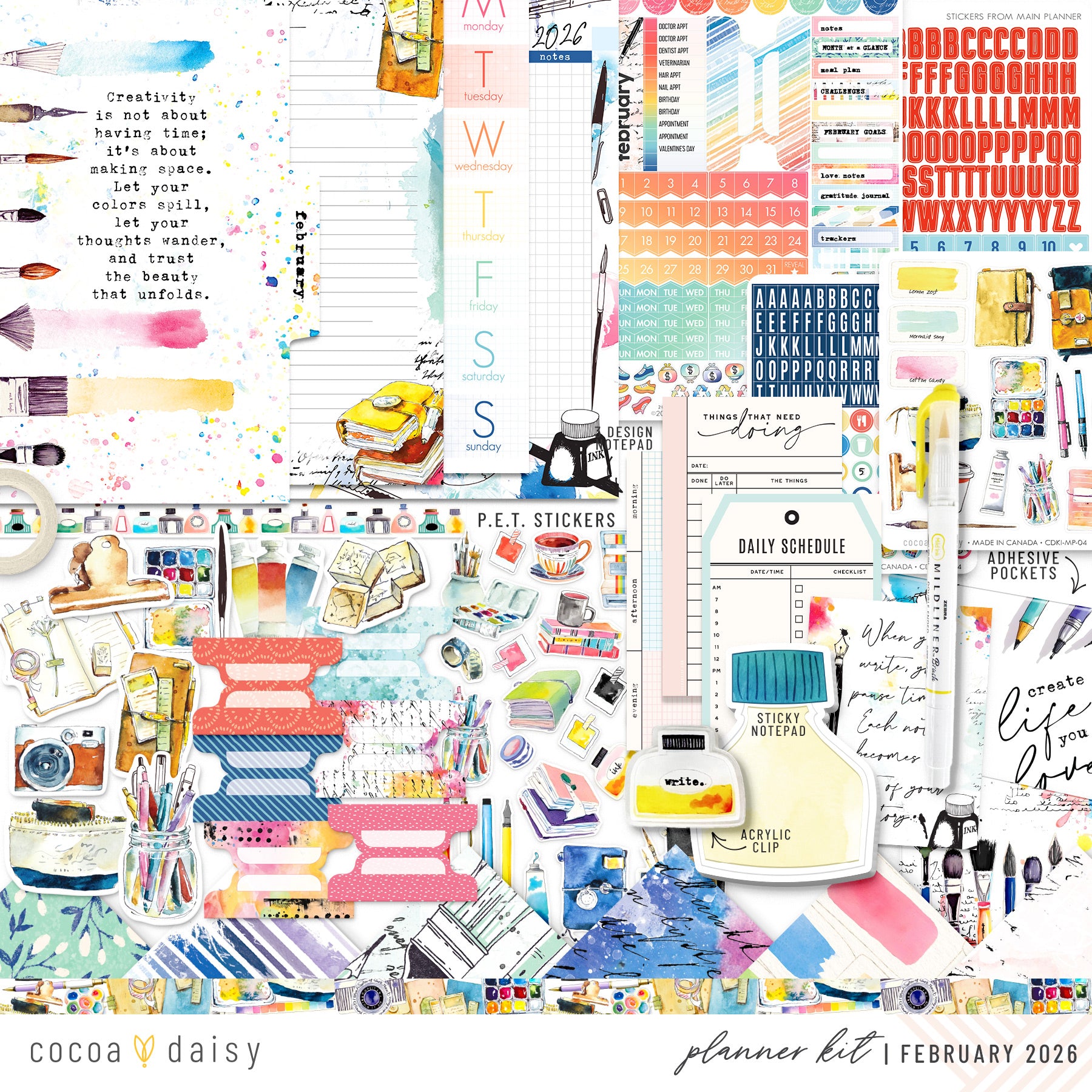 Planner Kit Subscription - Choose your insert or notebook - 1 month