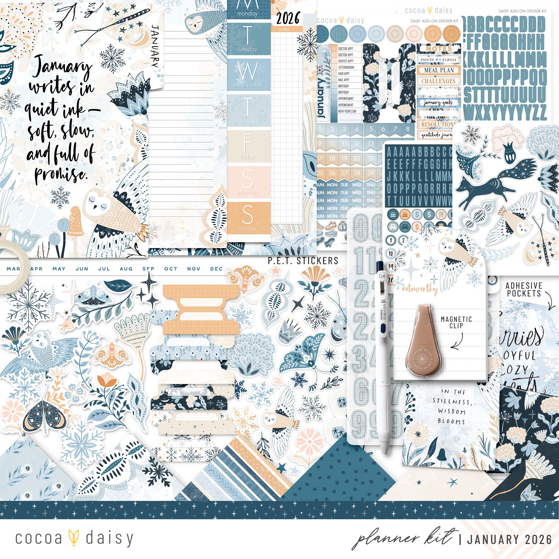 Planner Kit Subscription - Choose your insert or notebook - 1 month