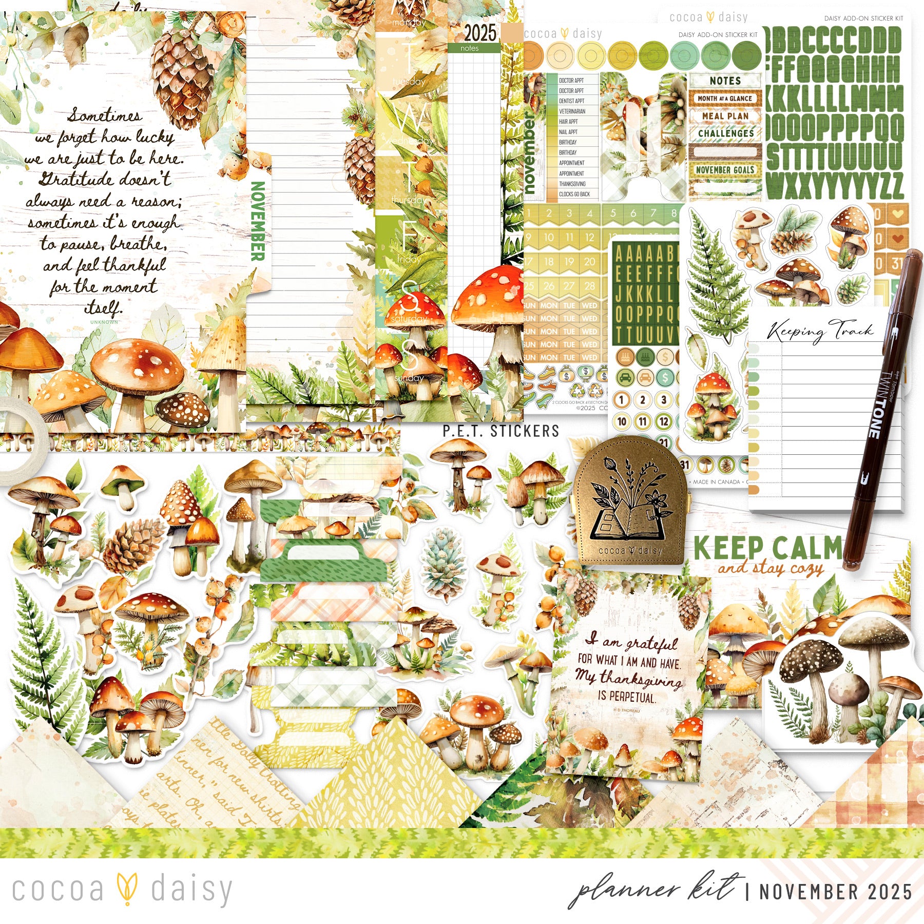 Planner Kit Subscription - Choose your insert or notebook - 1 month