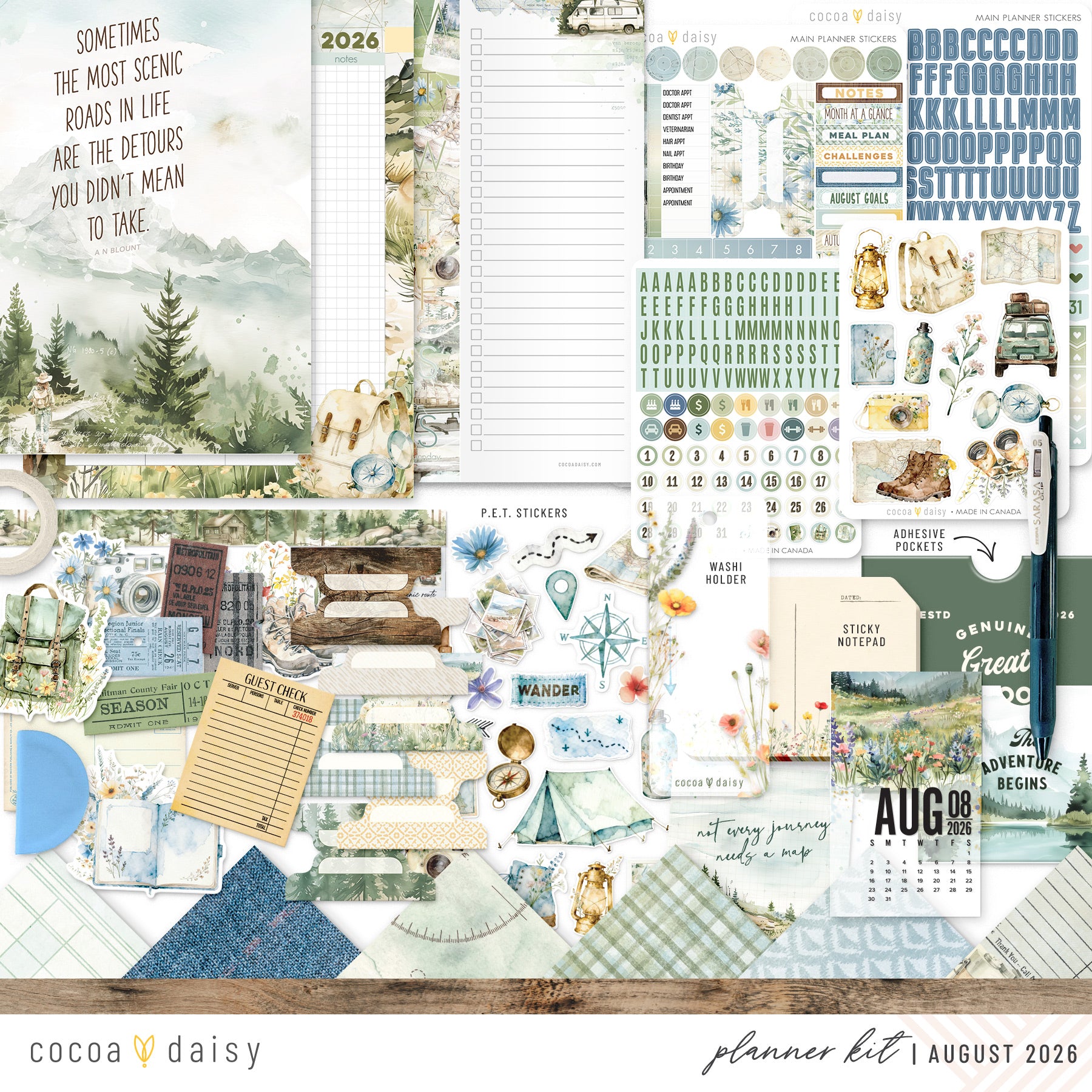 Planner Kit Subscription - Choose your insert or notebook - 1 month