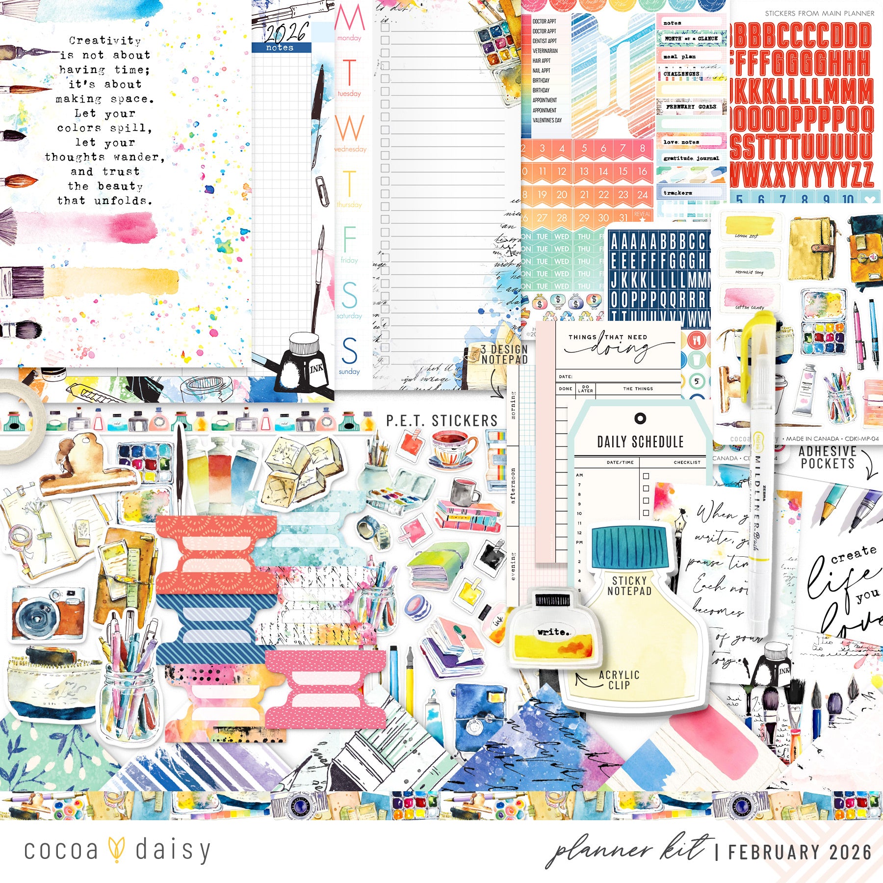 Planner Kit Subscription - Choose your insert or notebook - 1 month