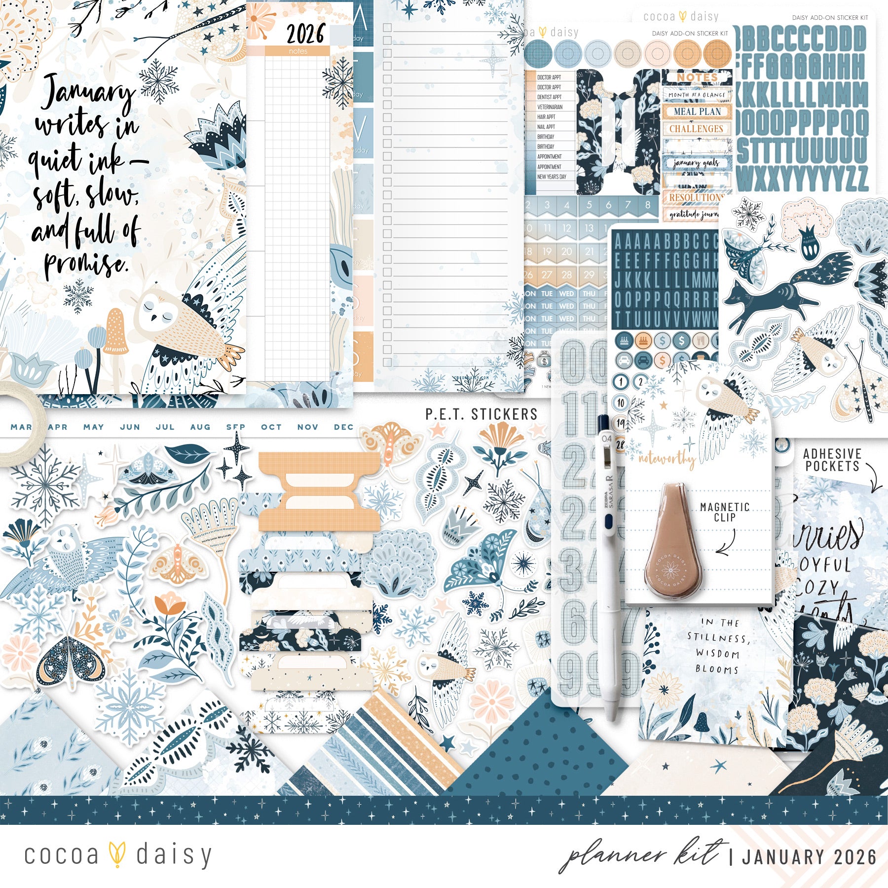 Planner Kit Subscription - Choose your insert or notebook - 1 month