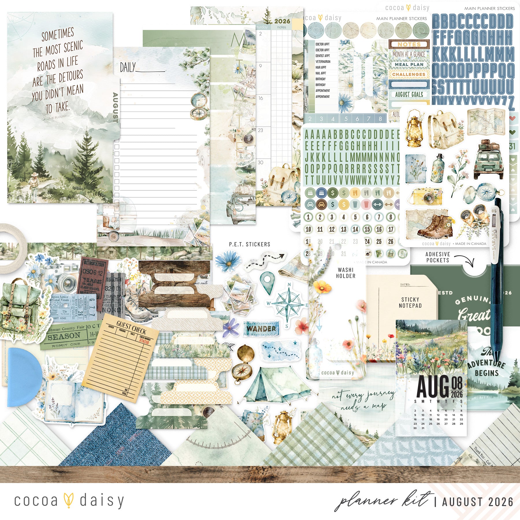 Planner Kit Subscription - Choose your insert or notebook - 1 month