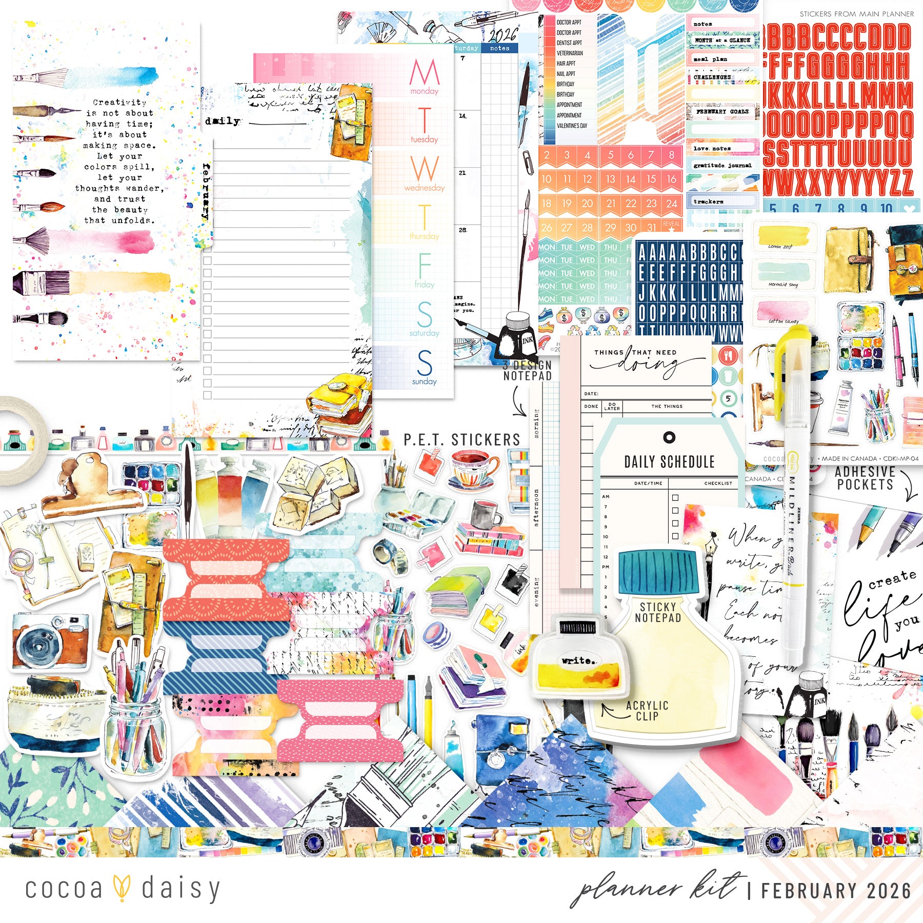 Planner Kit Subscription - Choose your insert or notebook - 1 month