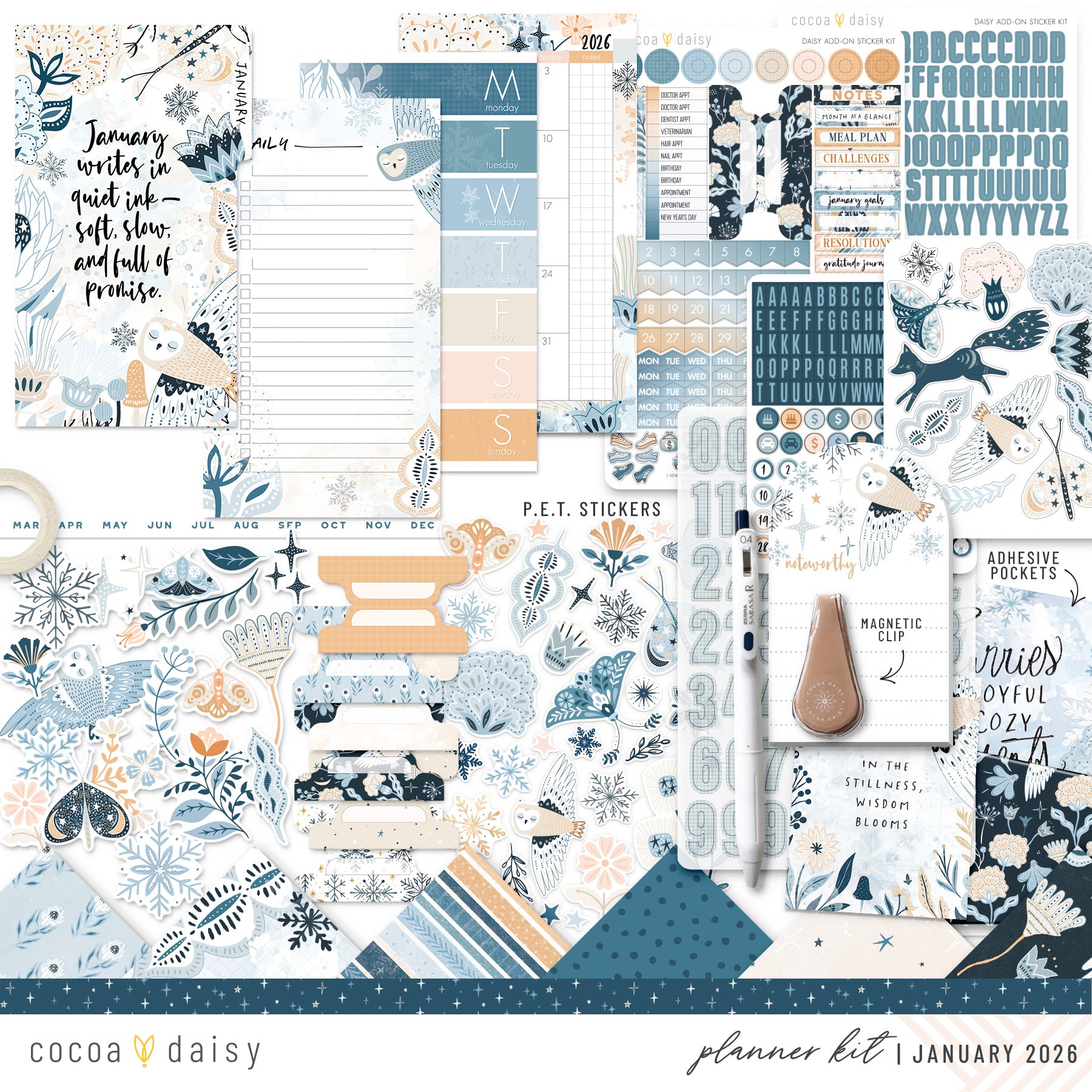 Planner Kit Subscription - Choose your insert or notebook - 1 month