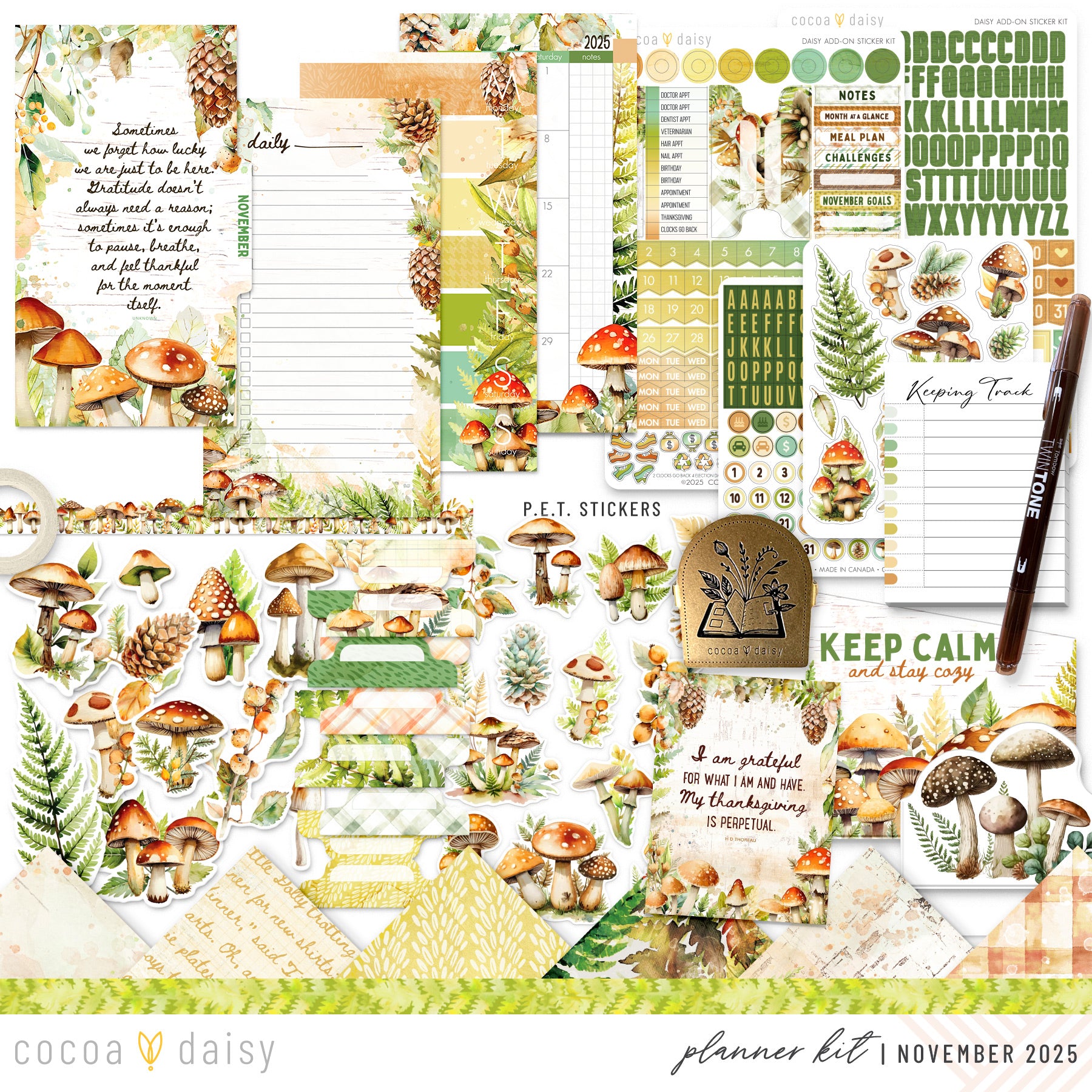 Planner Kit Subscription - Choose your insert or notebook - 1 month