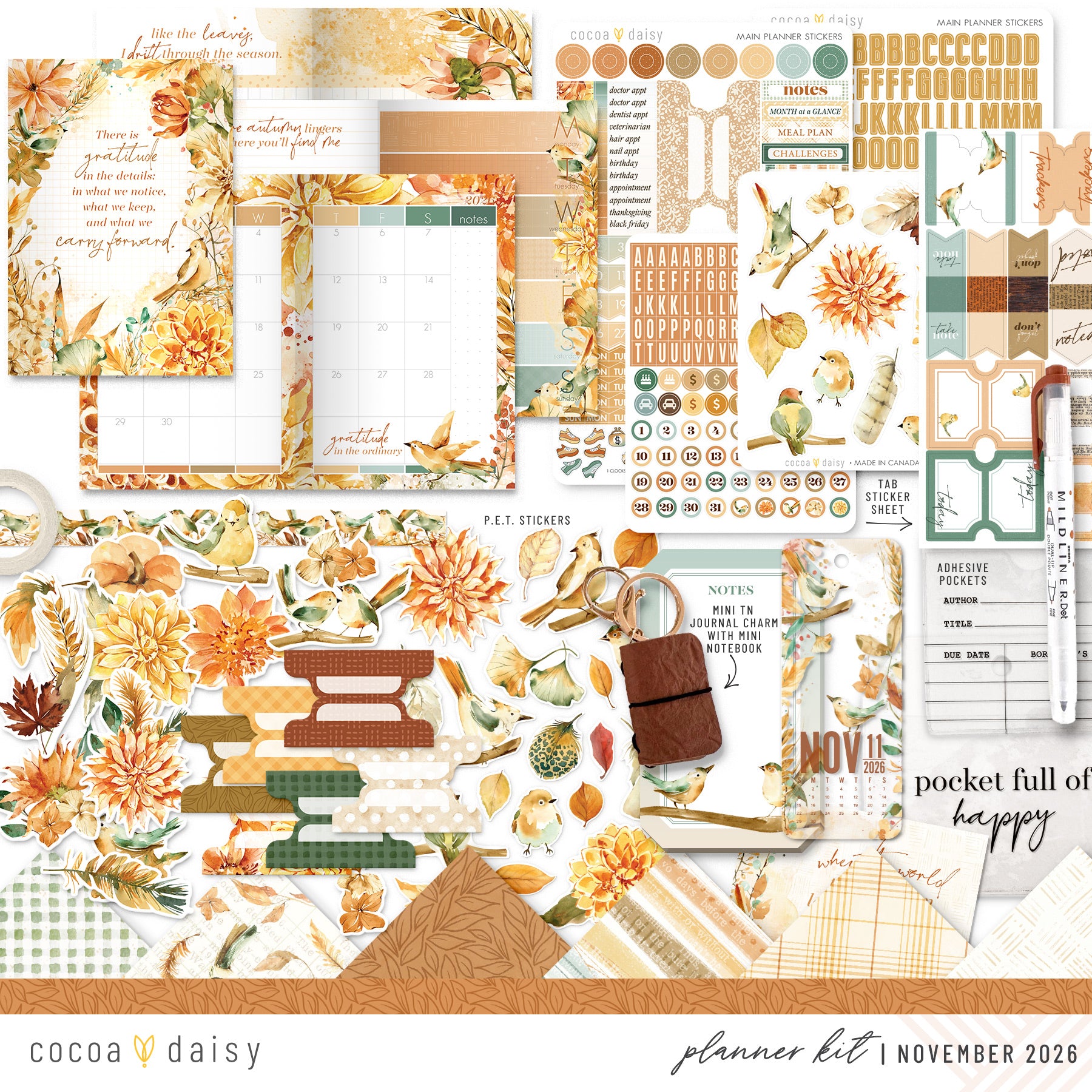 Planner Kit Subscription - Choose your insert or notebook - 1 month