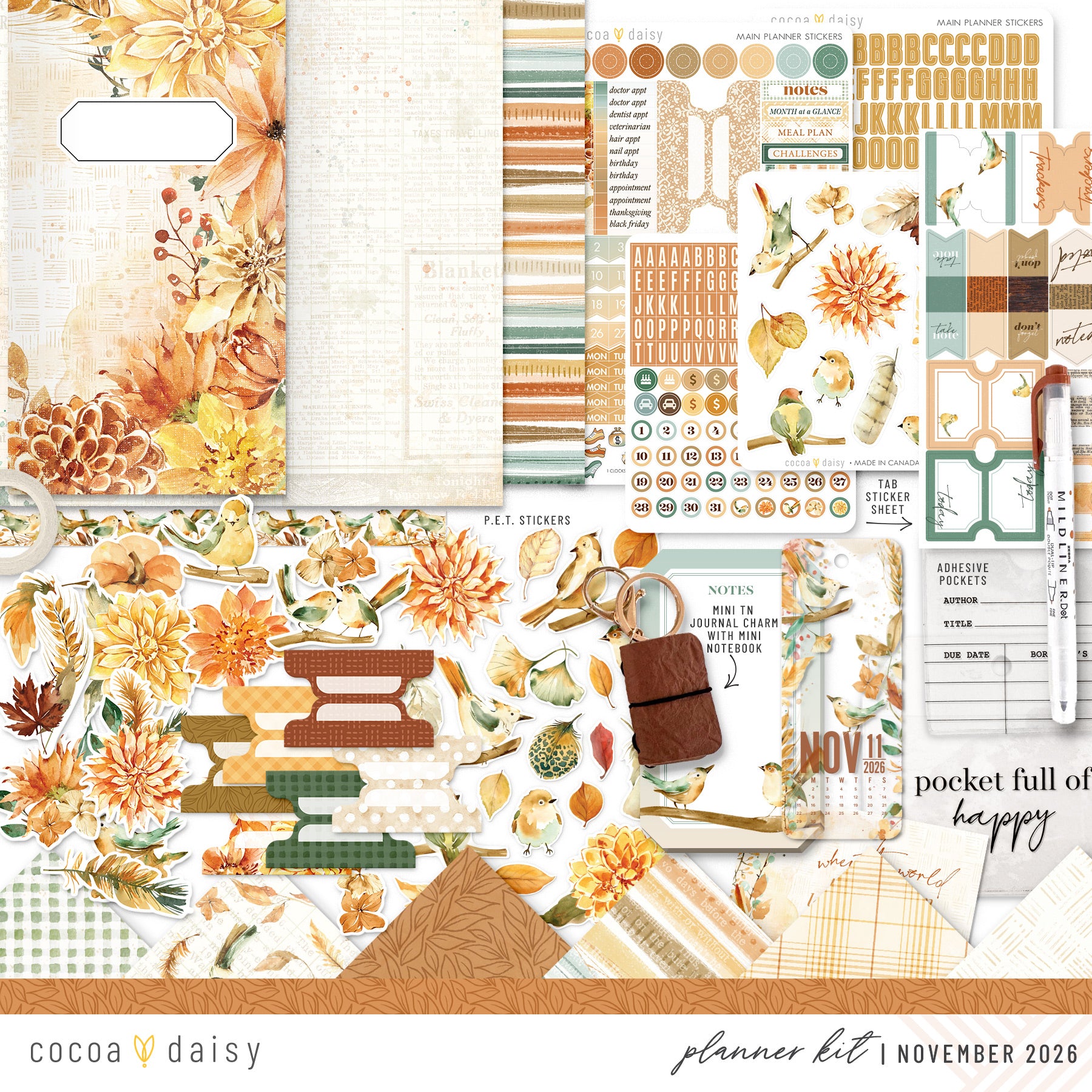 Planner Kit Subscription - Choose your insert or notebook - 1 month