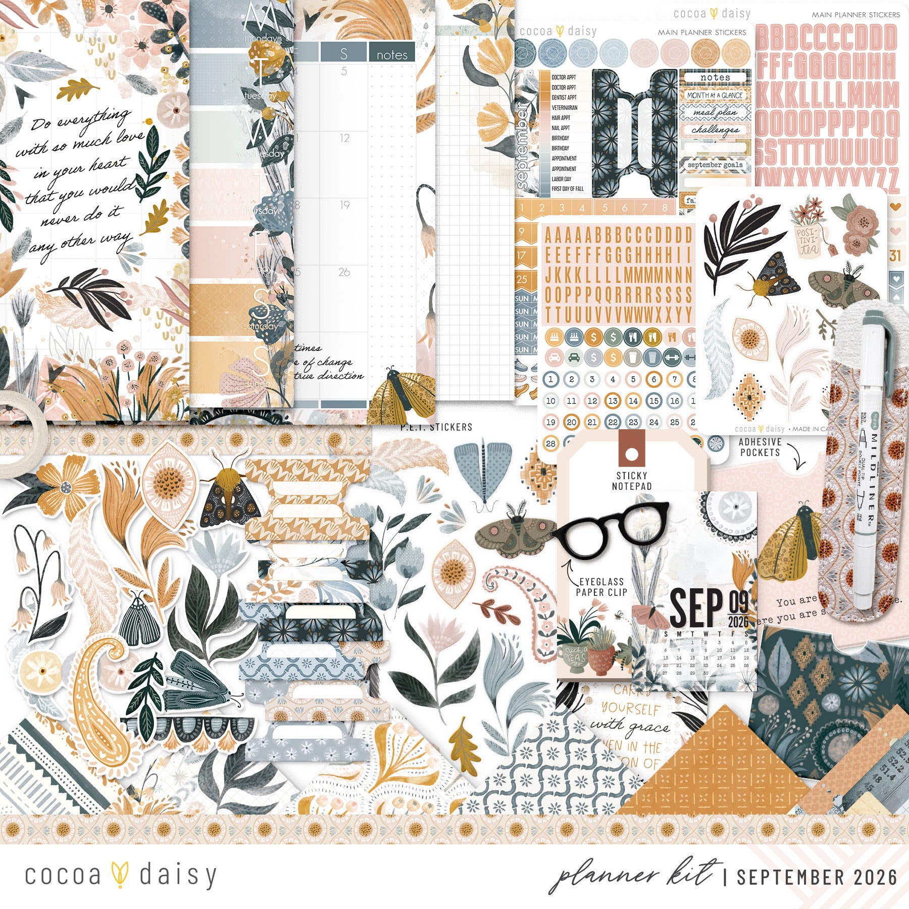 Planner Kit Subscription - Choose your insert or notebook - 1 month
