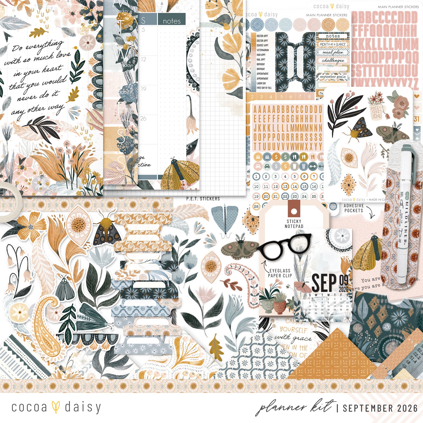 Planner Kit Subscription - Choose your insert or notebook - 1 month