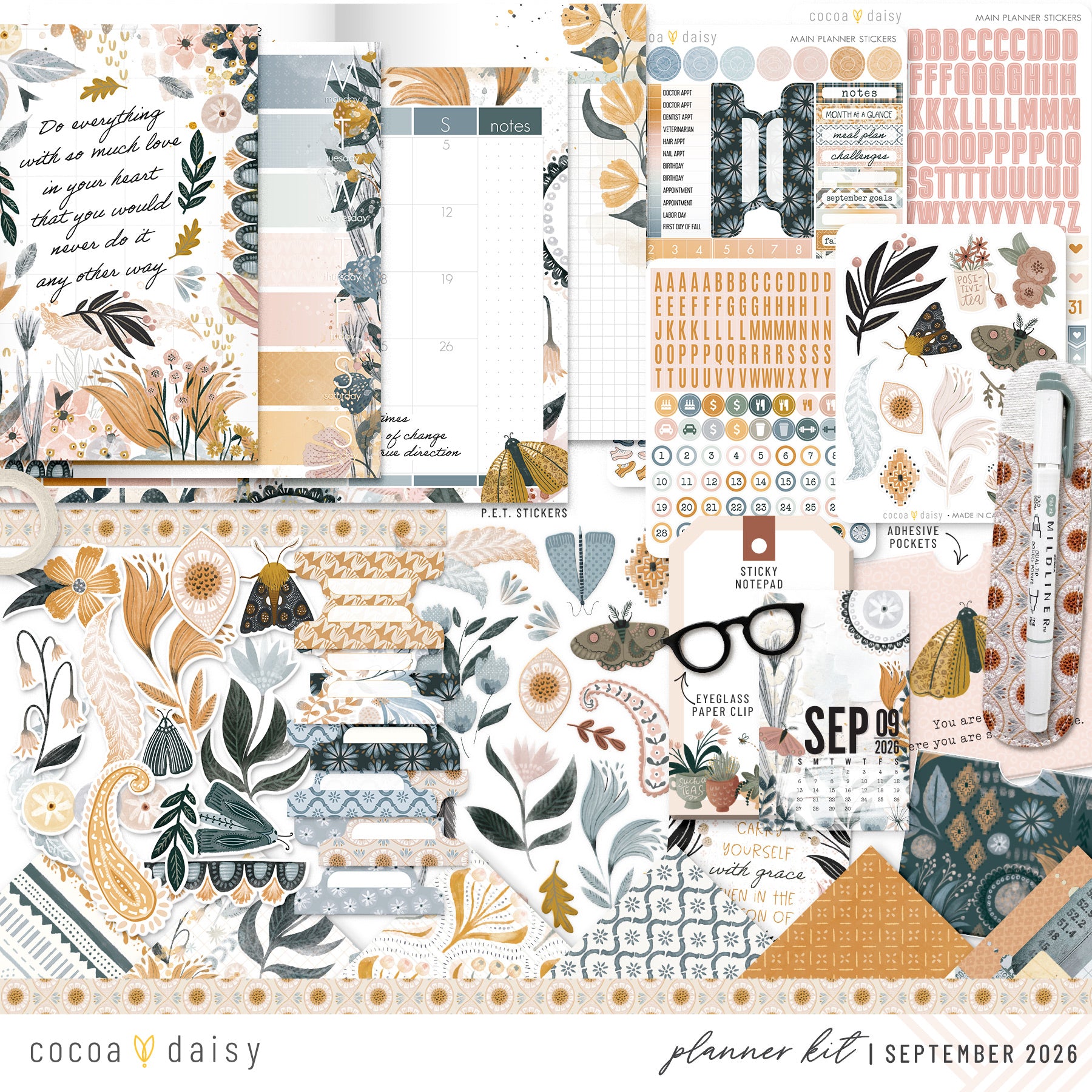 Planner Kit Subscription - Choose your insert or notebook - 1 month