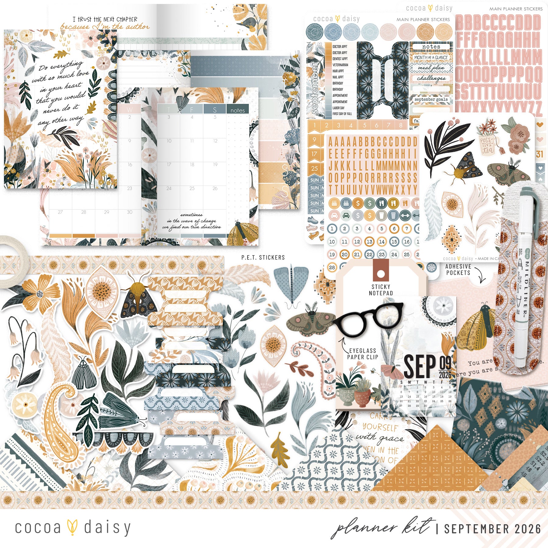 Planner Kit Subscription - Choose your insert or notebook - 1 month
