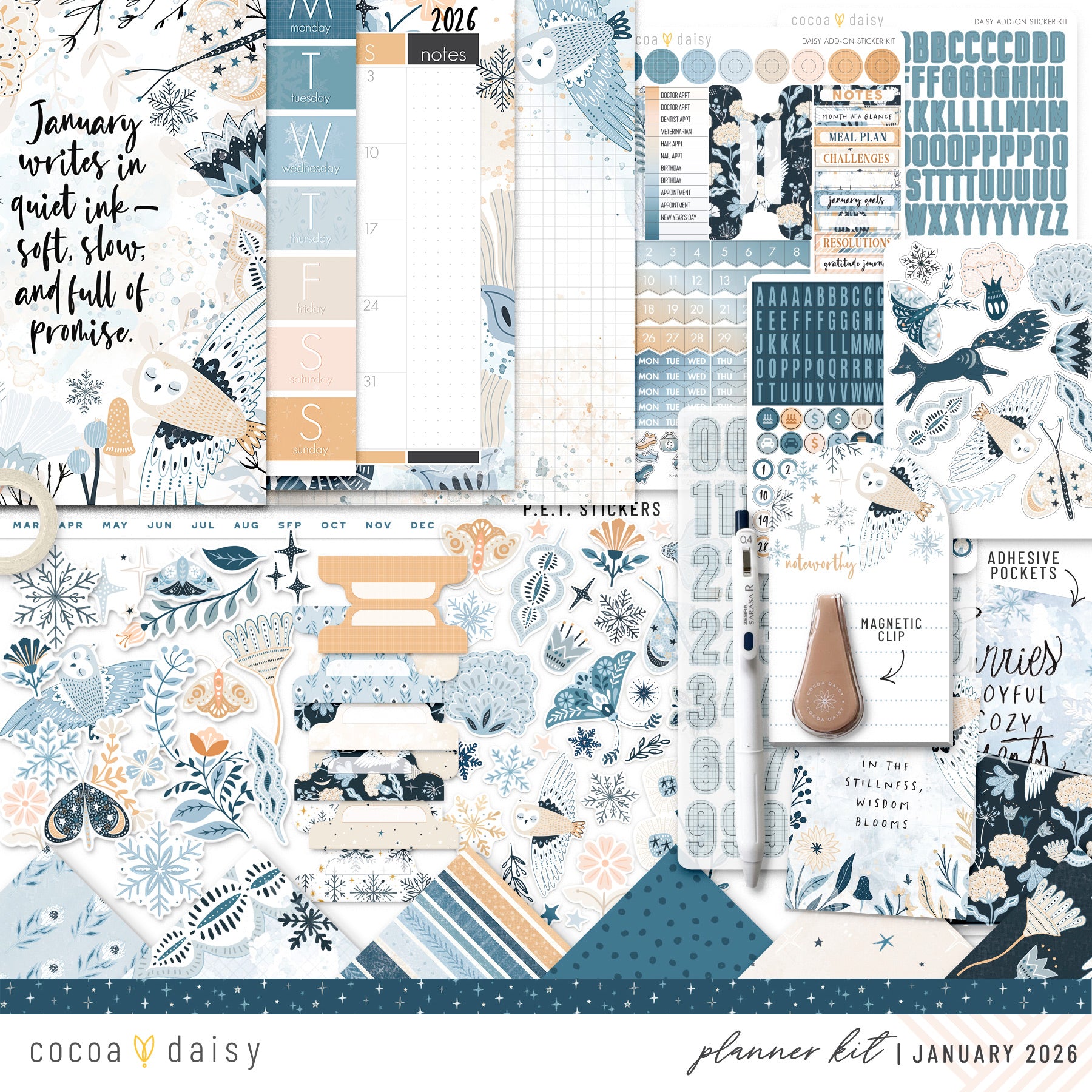 Planner Kit Subscription - Choose your insert or notebook - 1 month