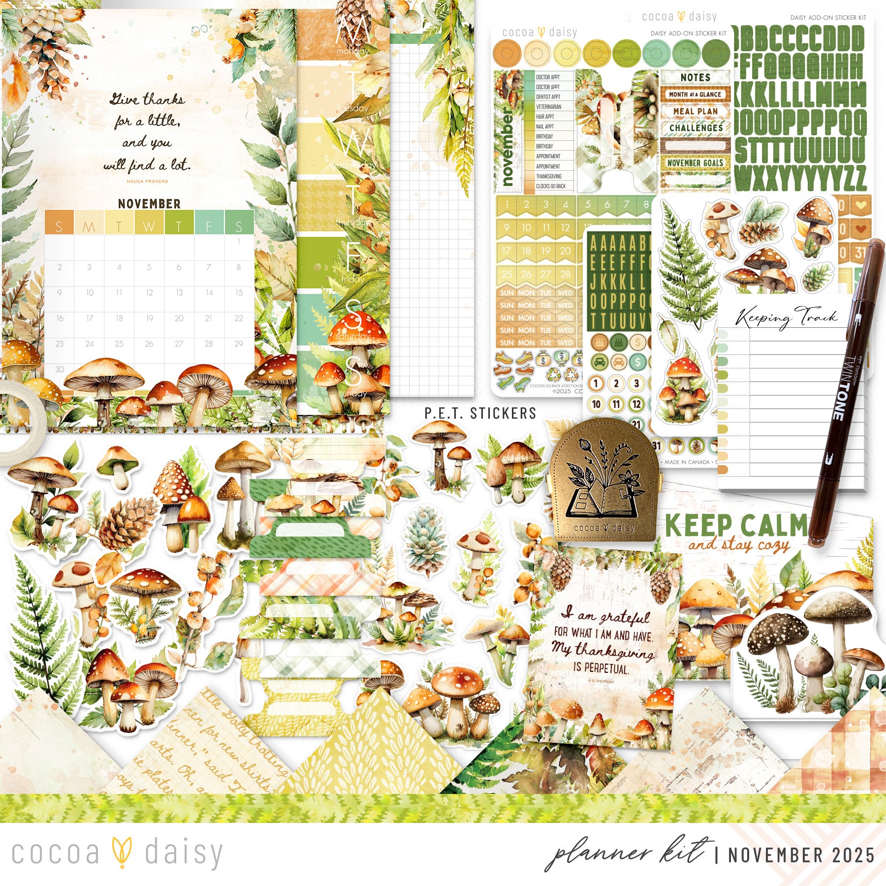 Planner Kit Subscription - Choose your insert or notebook - 1 month