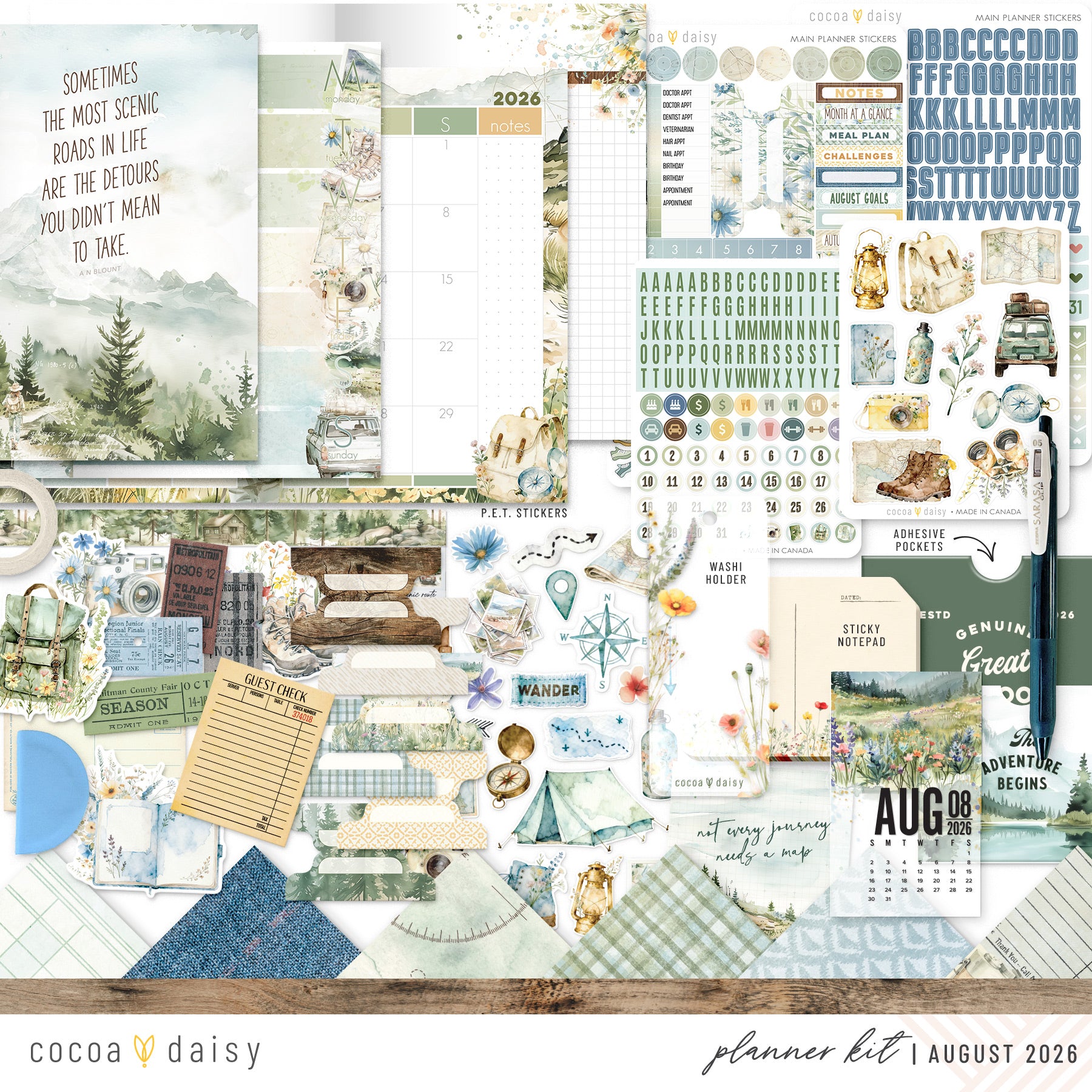 Planner Kit Subscription - Choose your insert or notebook - 1 month