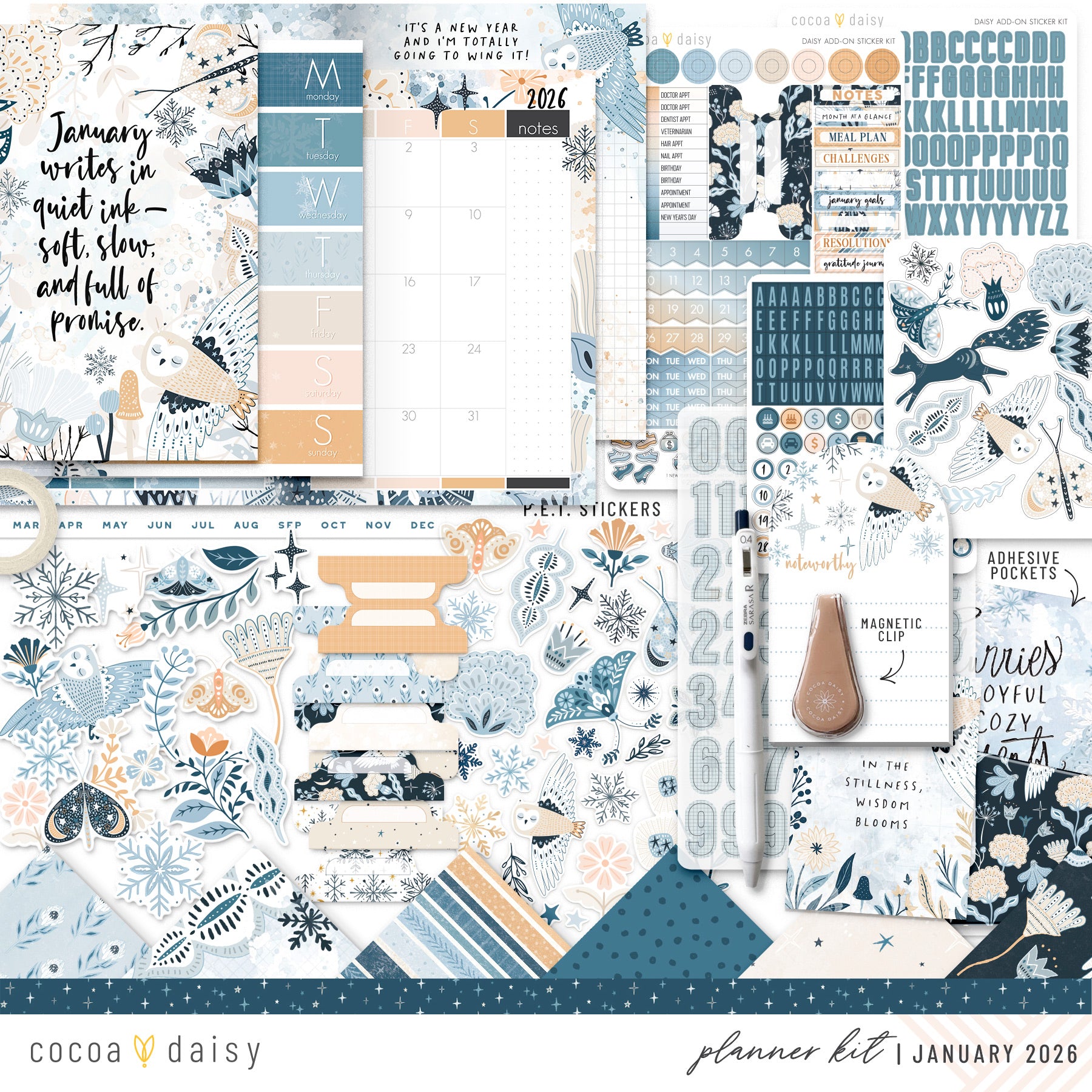 Planner Kit Subscription - Choose your insert or notebook - 1 month