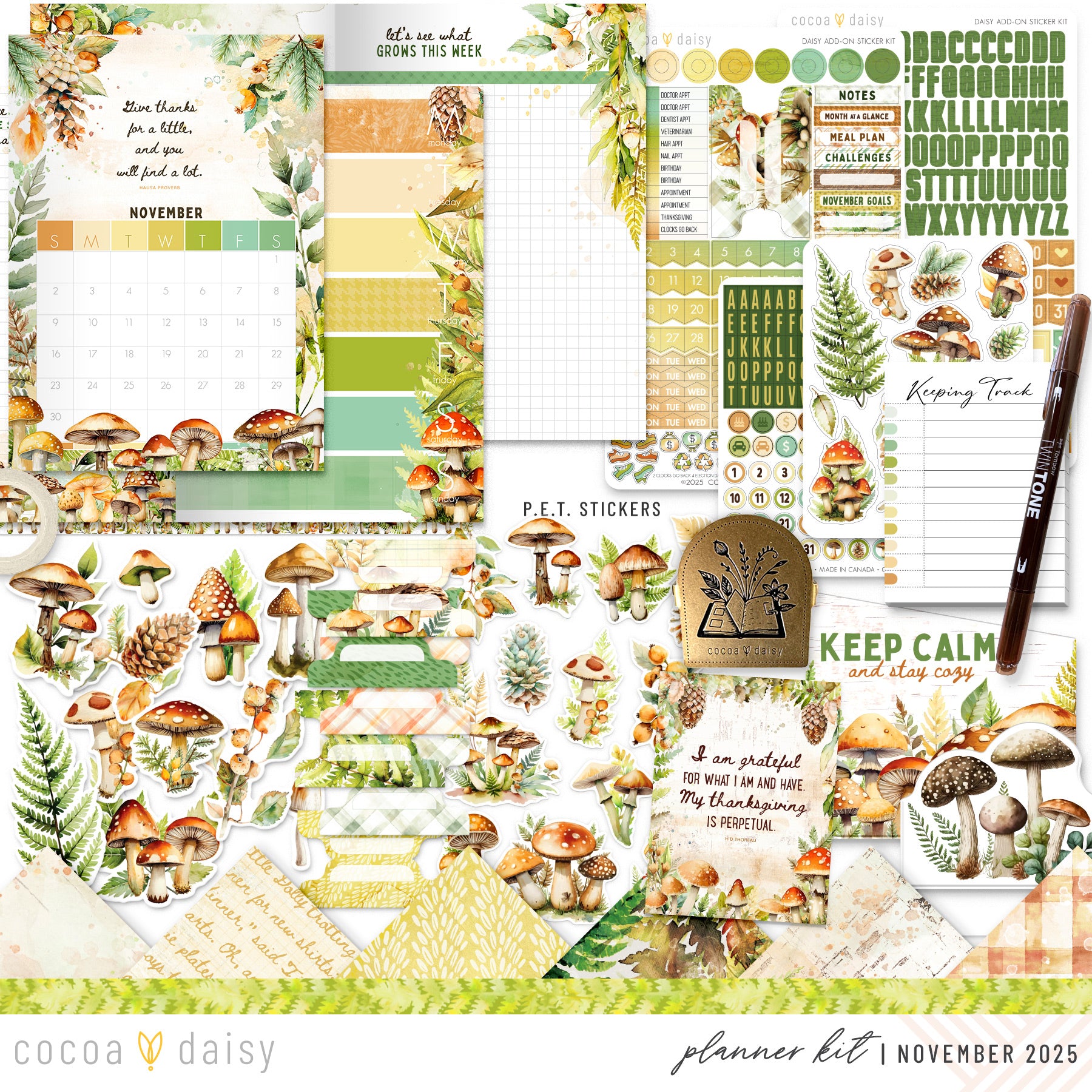 Planner Kit Subscription - Choose your insert or notebook - 1 month