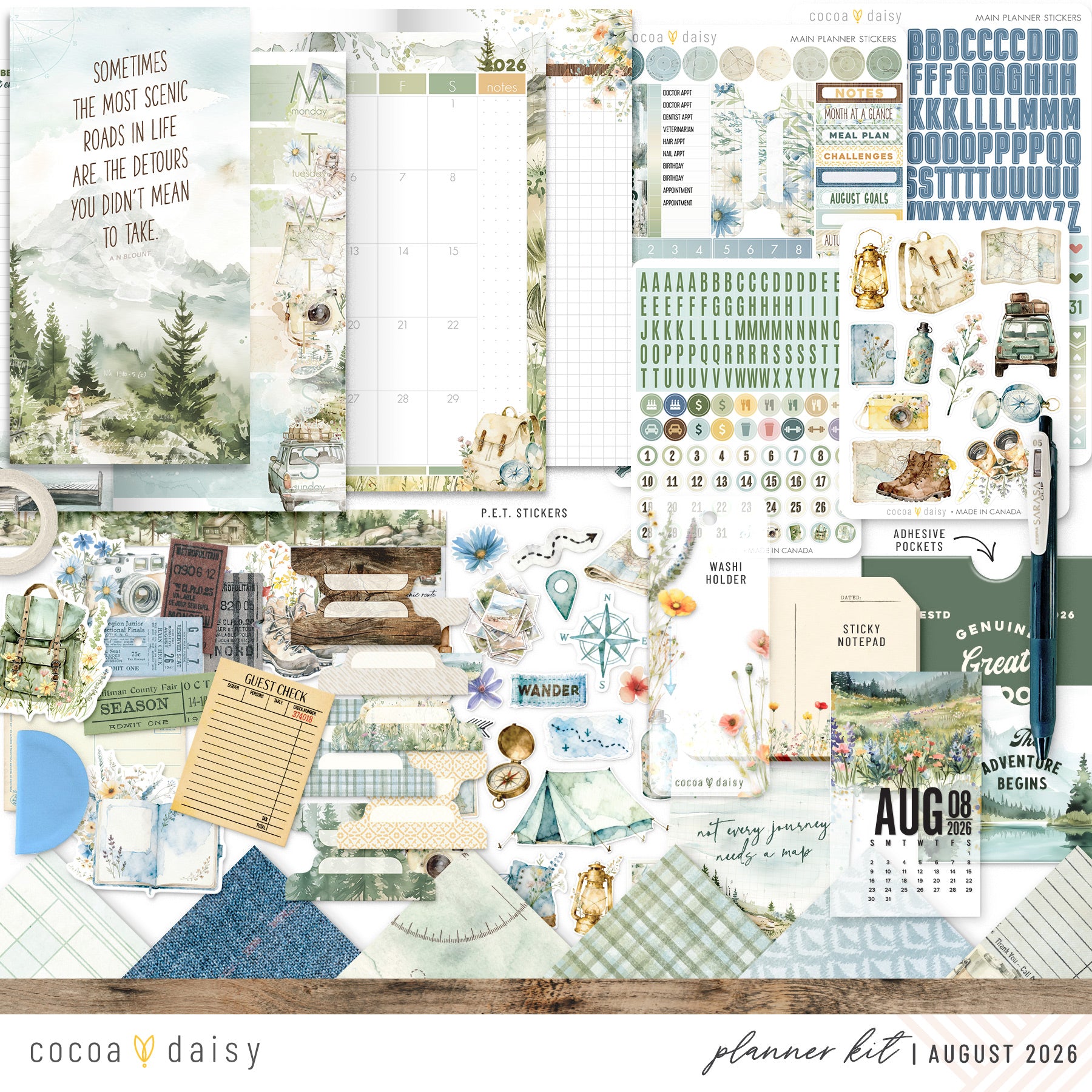 Planner Kit Subscription - Choose your insert or notebook - 1 month