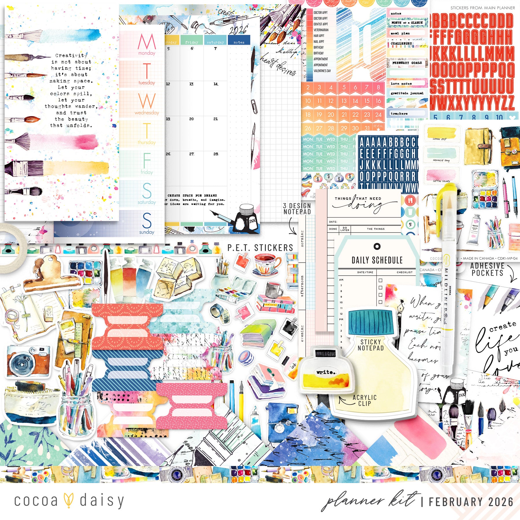 Planner Kit Subscription - Choose your insert or notebook - 1 month