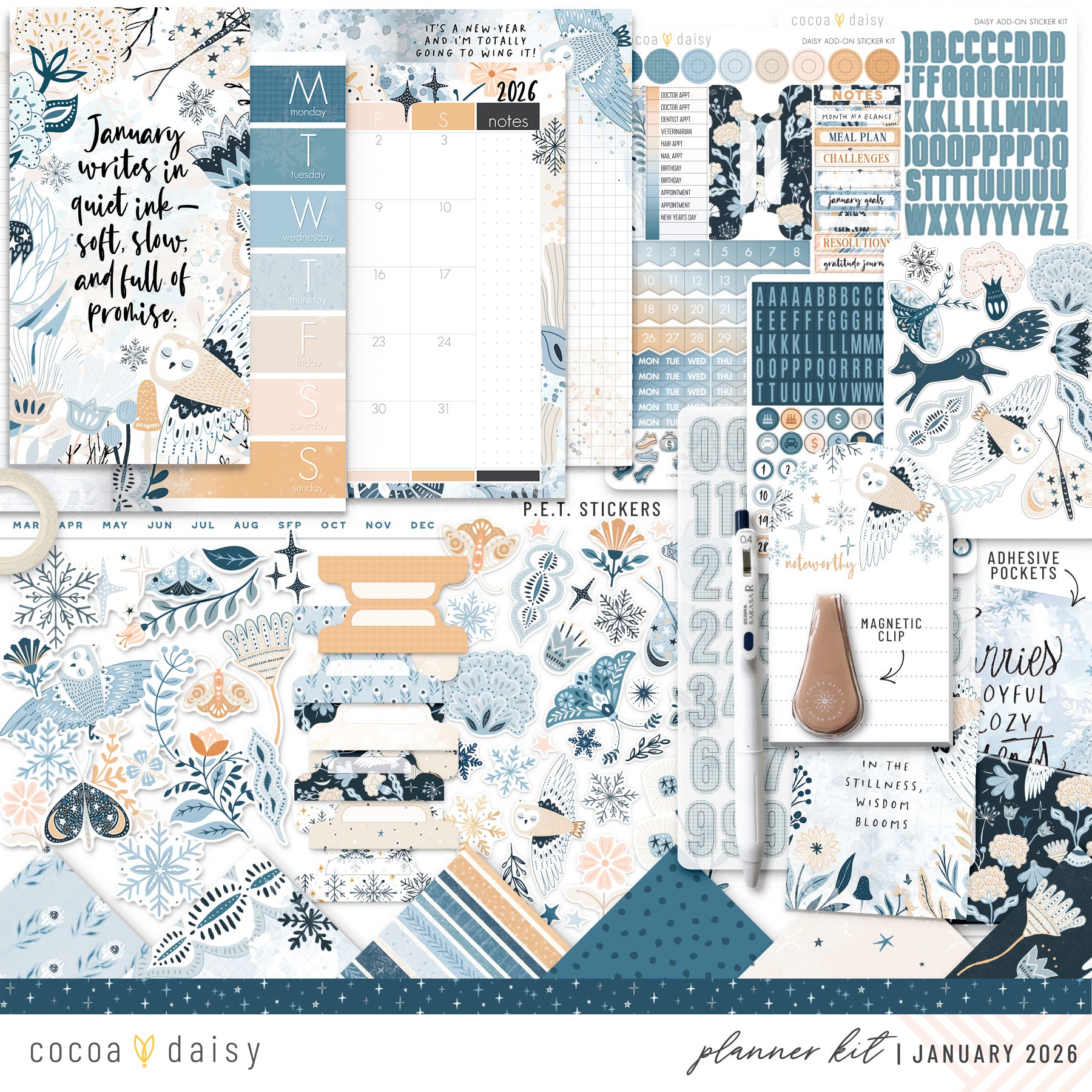 Planner Kit Subscription - Choose your insert or notebook - 1 month