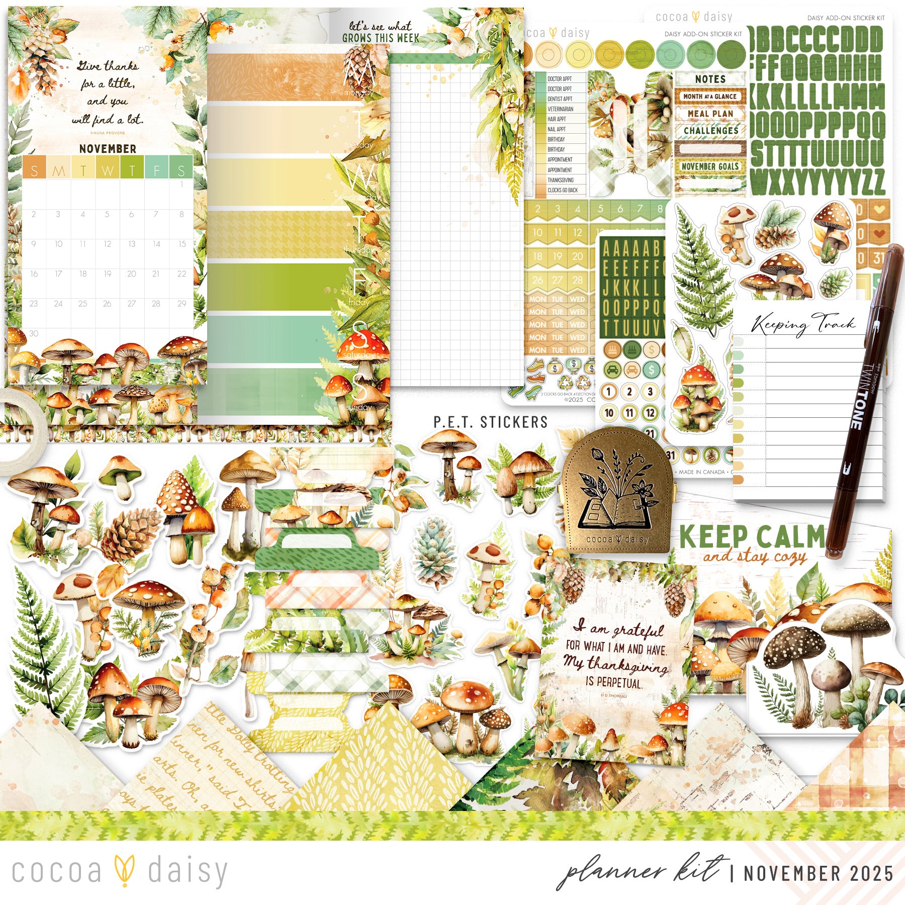 Planner Kit Subscription - Choose your insert or notebook - 1 month