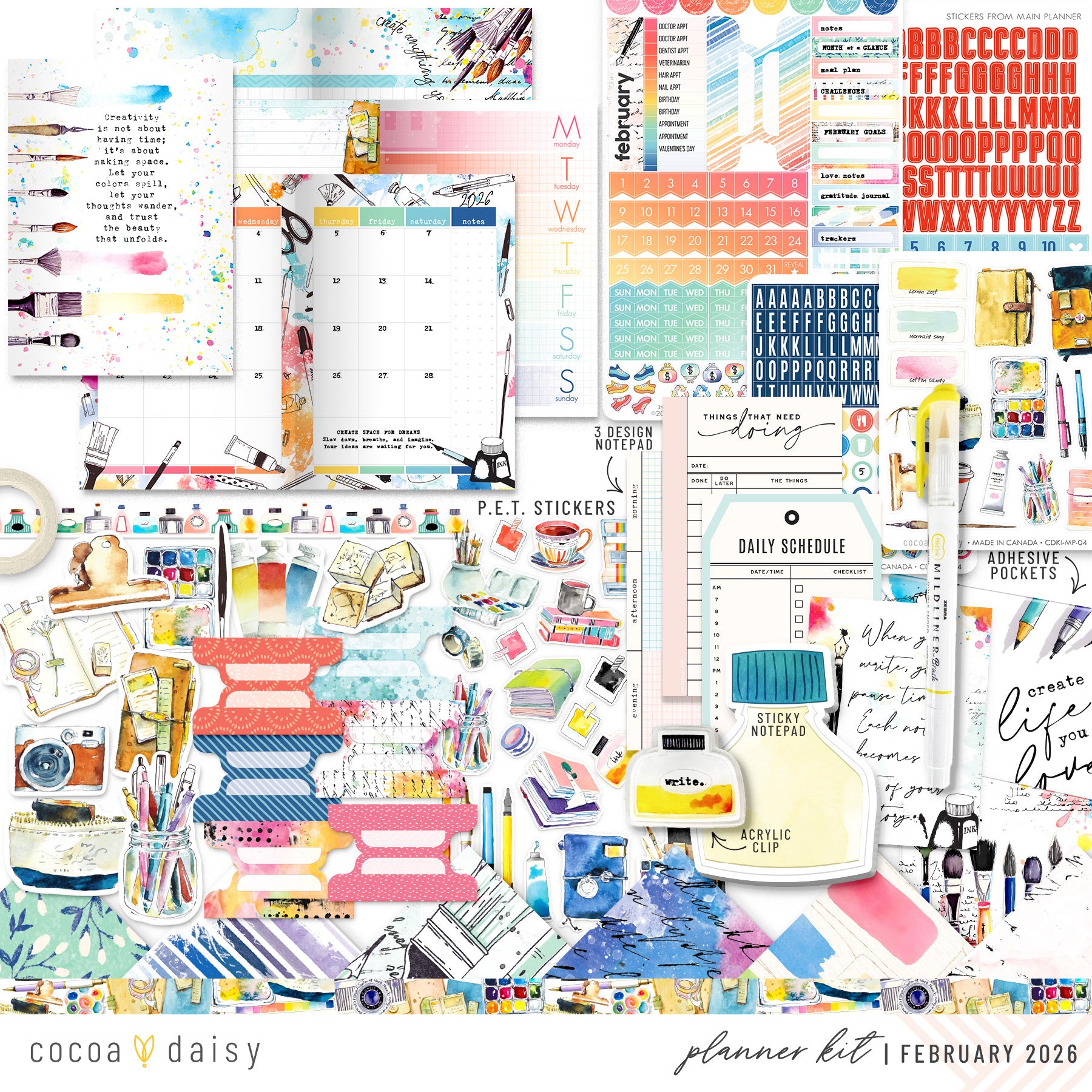 Planner Kit Subscription - Choose your insert or notebook - 1 month