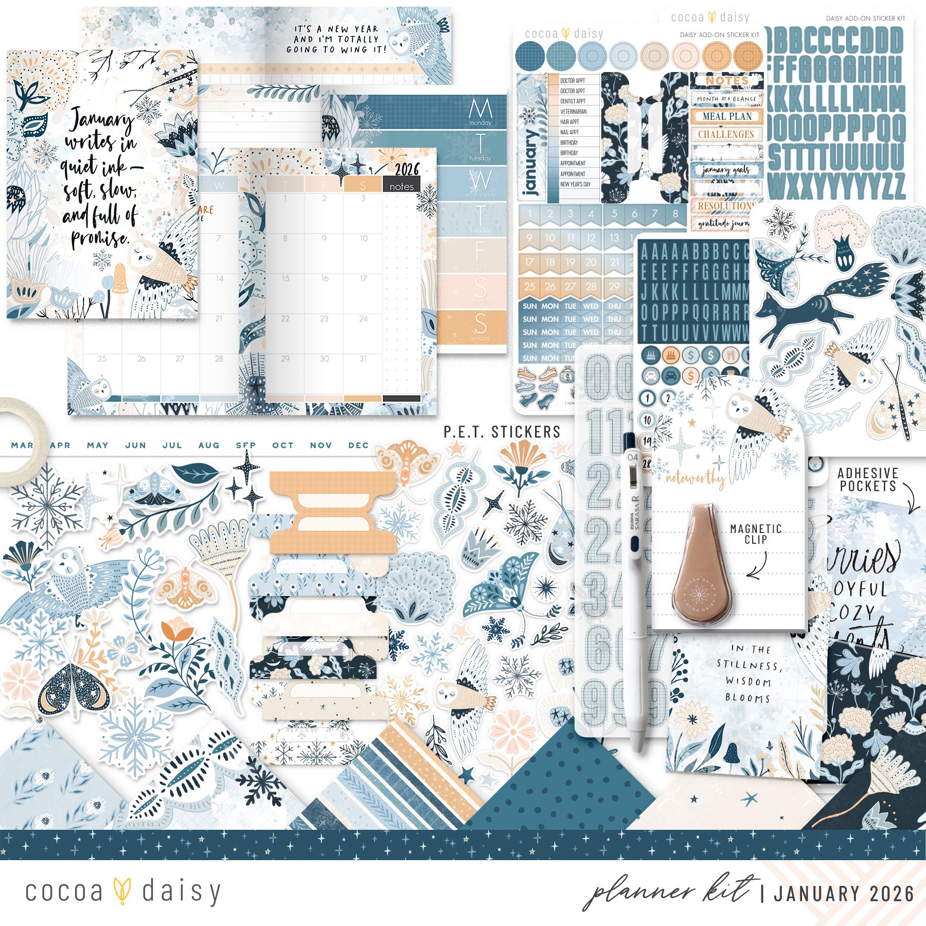 Planner Kit Subscription - Choose your insert or notebook - 1 month