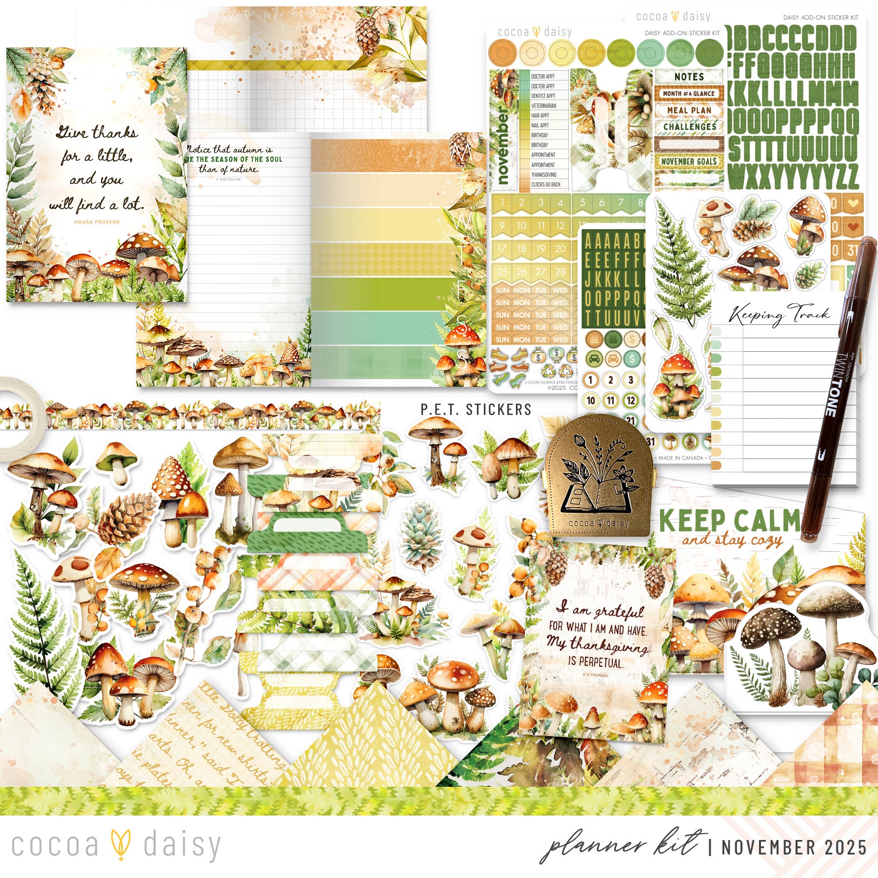 Planner Kit Subscription - Choose your insert or notebook - 1 month