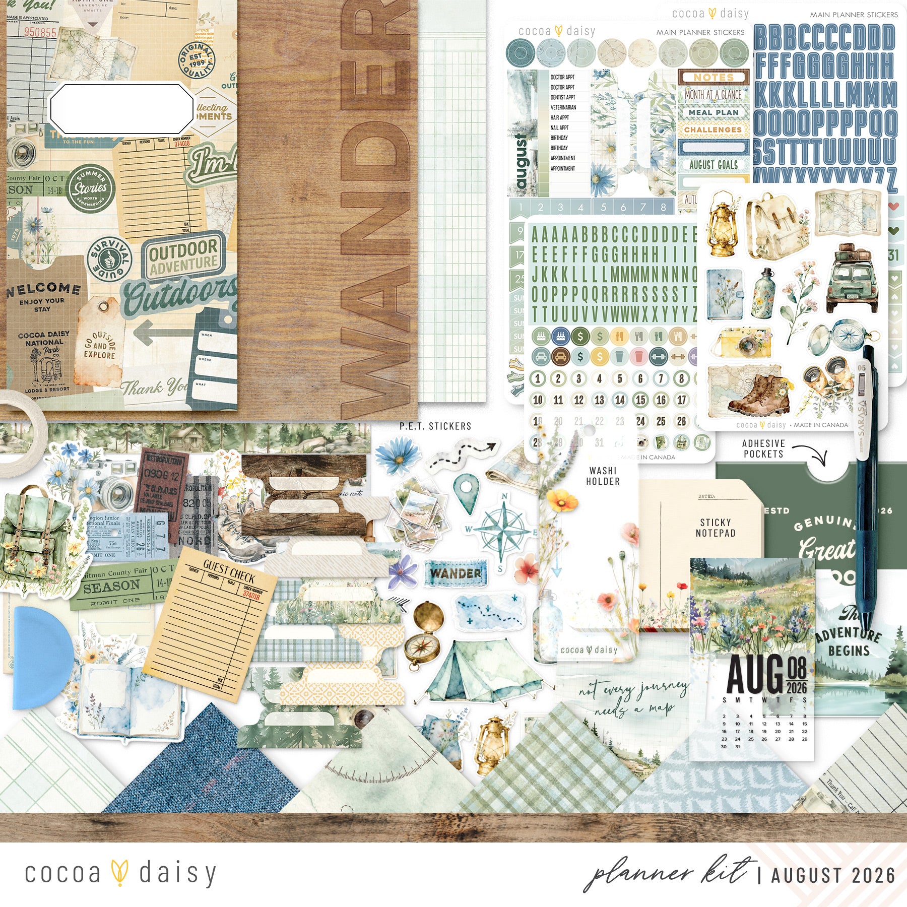 Planner Kit Subscription - Choose your insert or notebook - 1 month