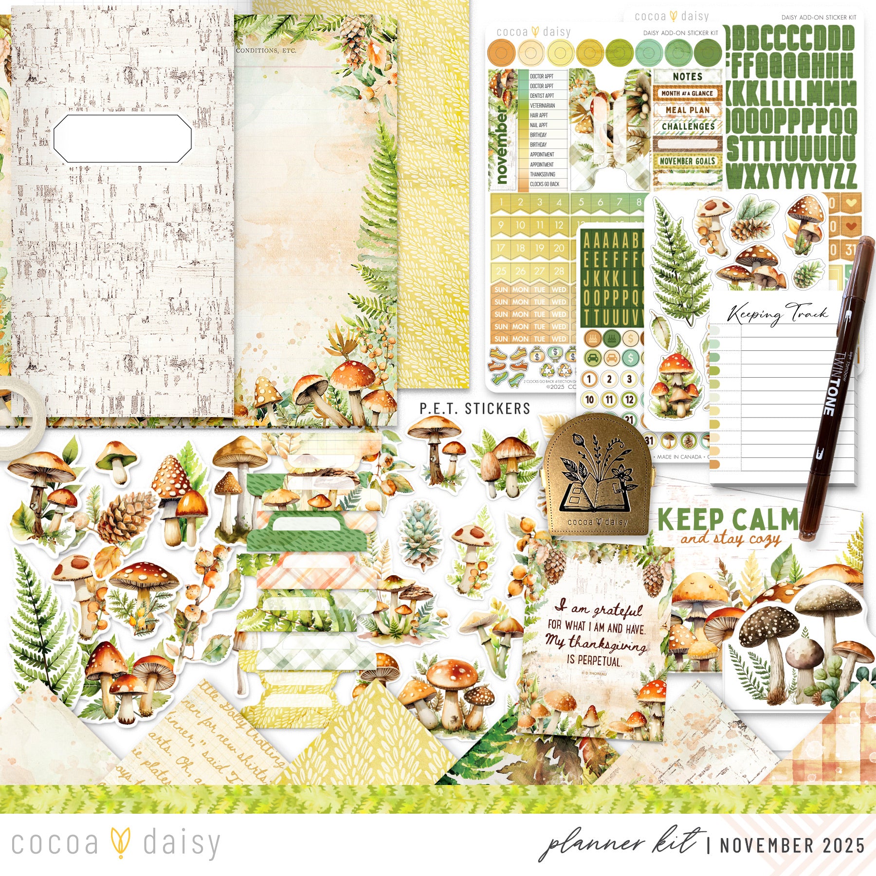 Planner Kit Subscription - Choose your insert or notebook - 1 month