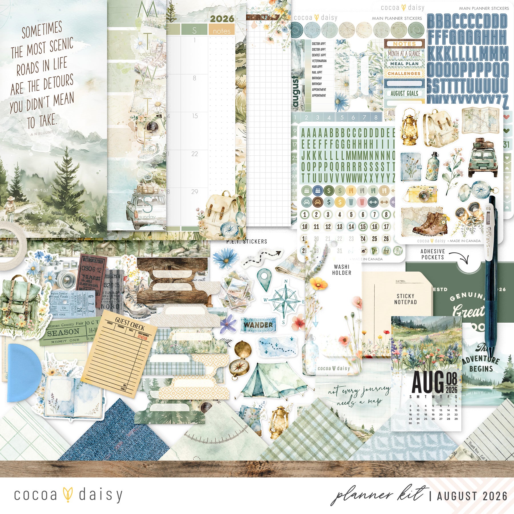 Planner Kit Subscription - Choose your insert or notebook - 1 month