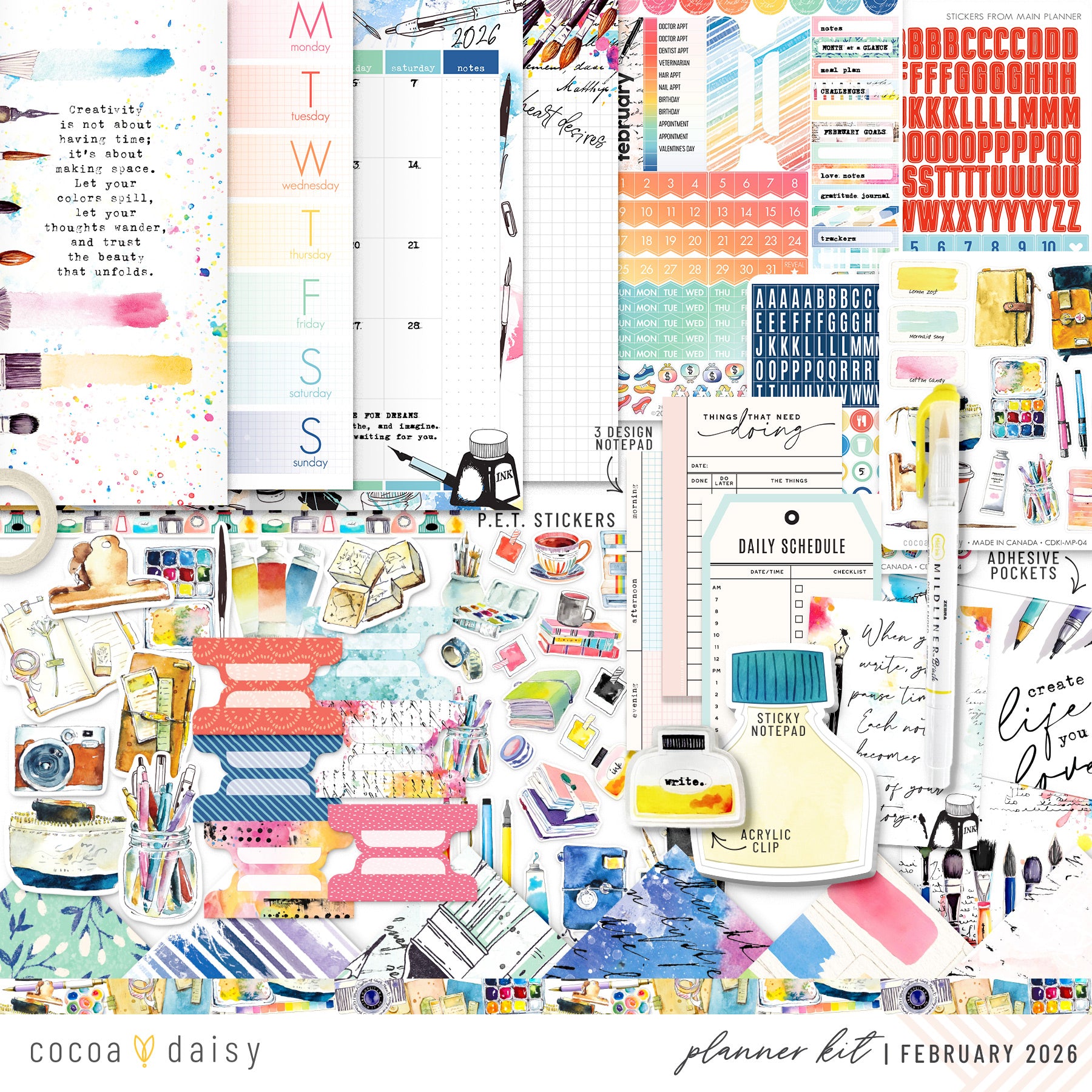 Planner Kit Subscription - Choose your insert or notebook - 1 month