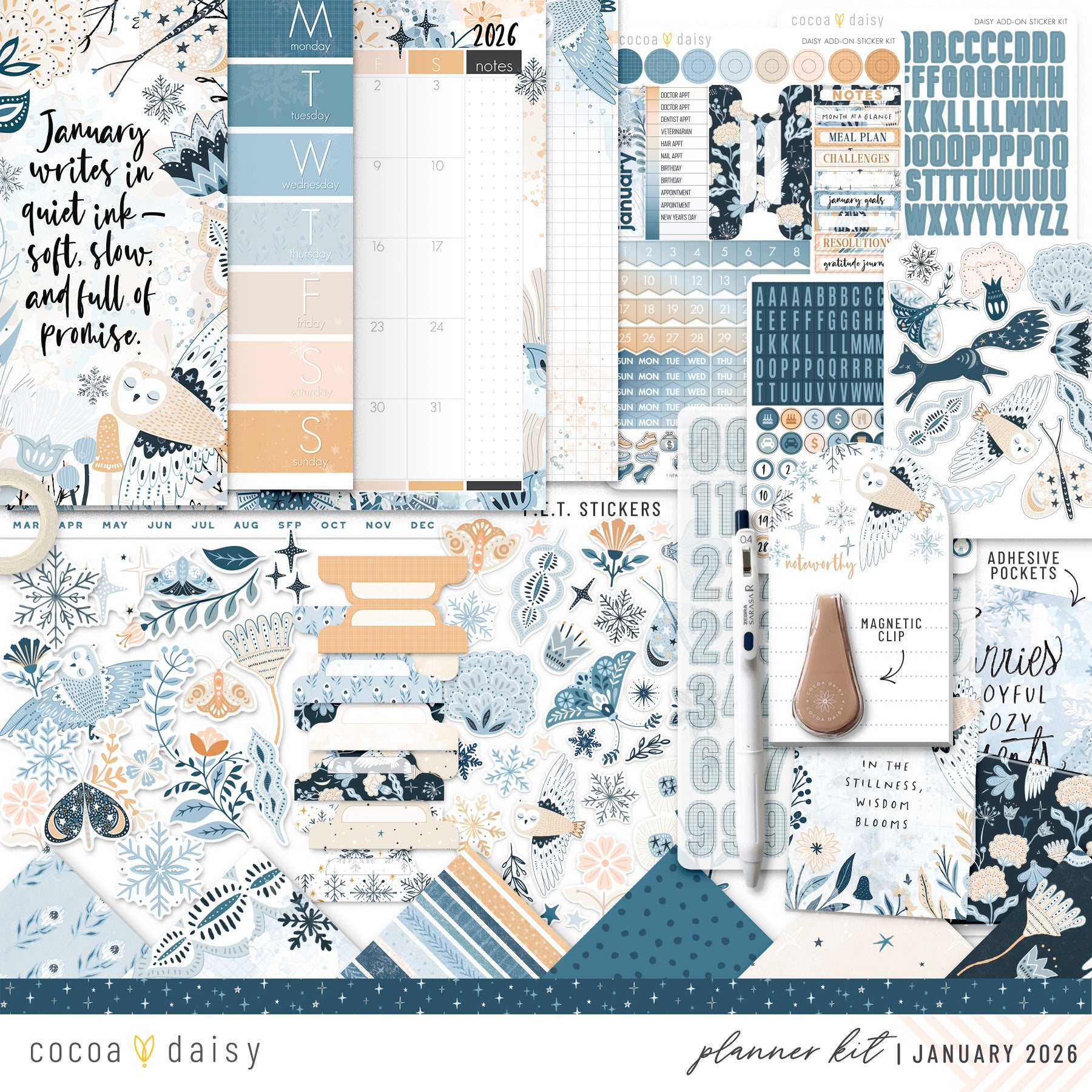 Planner Kit Subscription - Choose your insert or notebook - 1 month