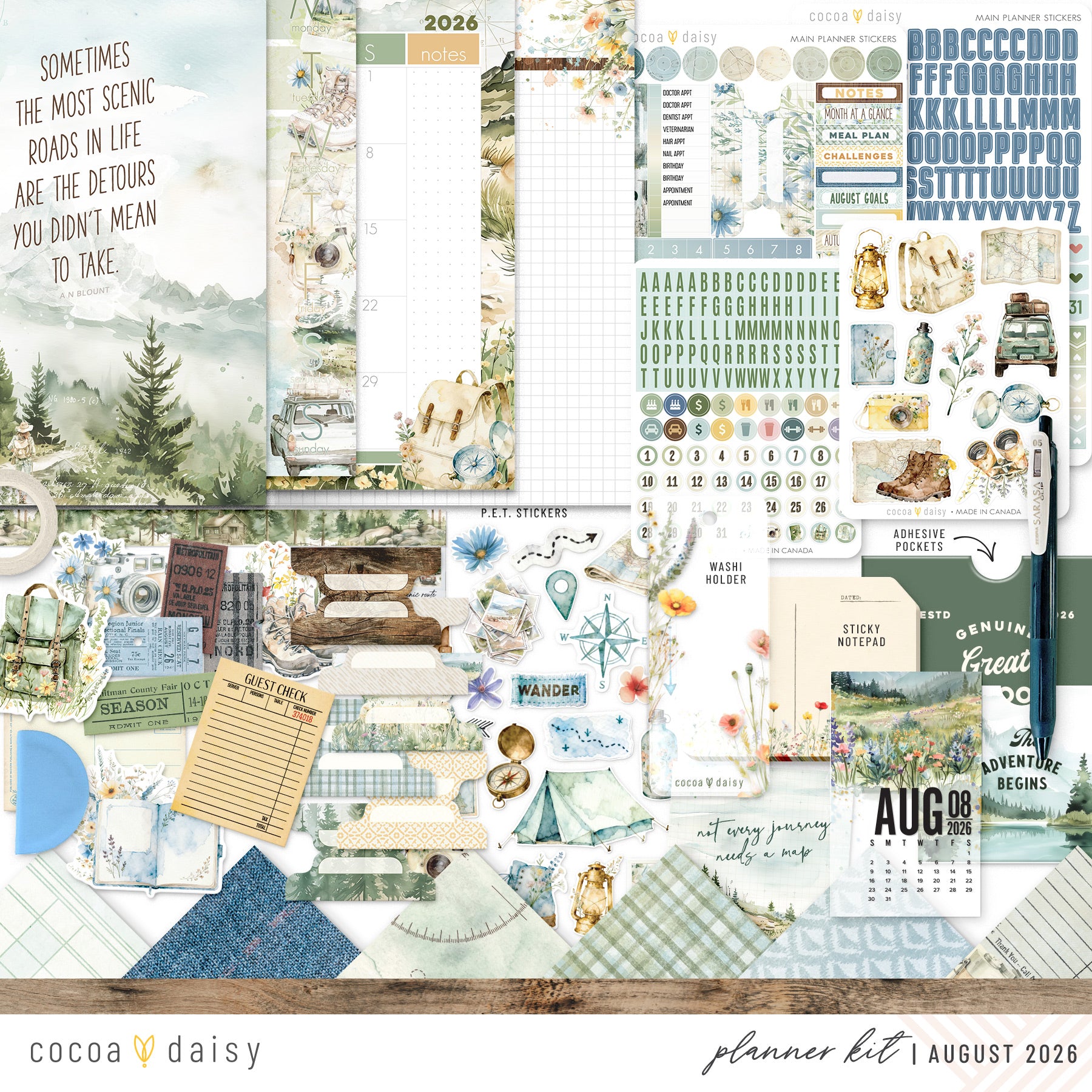Planner Kit Subscription - Choose your insert or notebook - 1 month