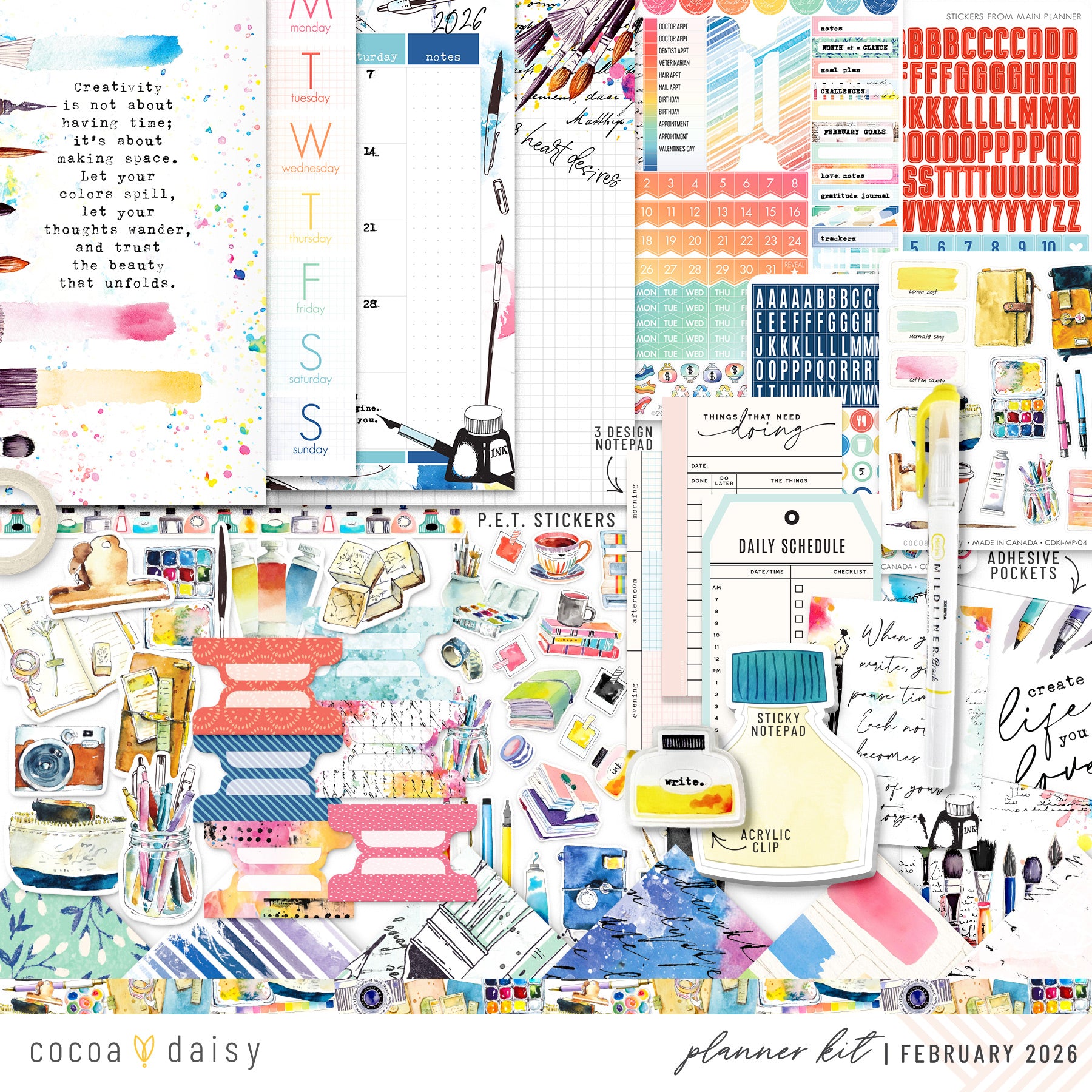 Planner Kit Subscription - Choose your insert or notebook - 1 month