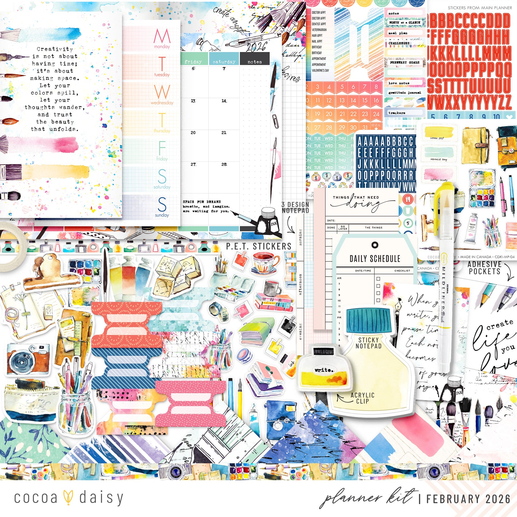 Planner Kit Subscription - Choose your insert or notebook - 1 month