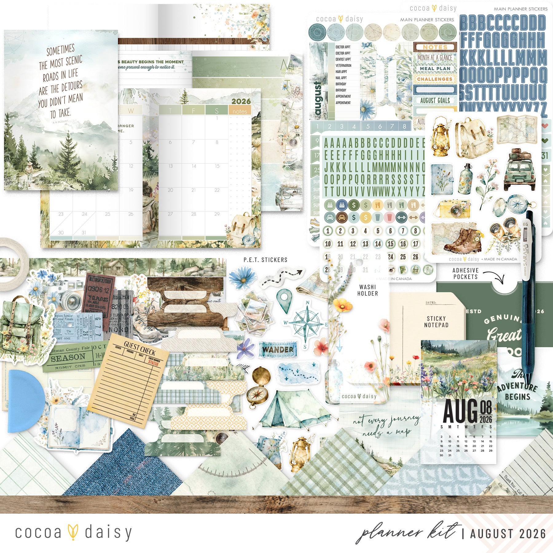 Planner Kit Subscription - Choose your insert or notebook - 1 month